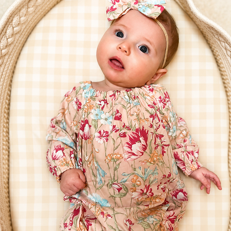 Baby Floral Long Sleeve Seaside Rompers - Mixed Colours and SIZES