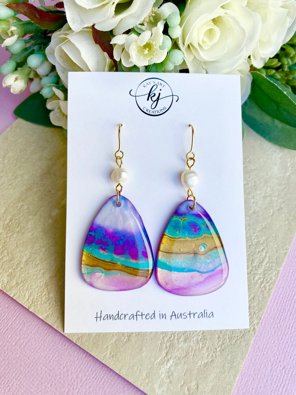 Freshwater Pearl Collection Dangle Earrings