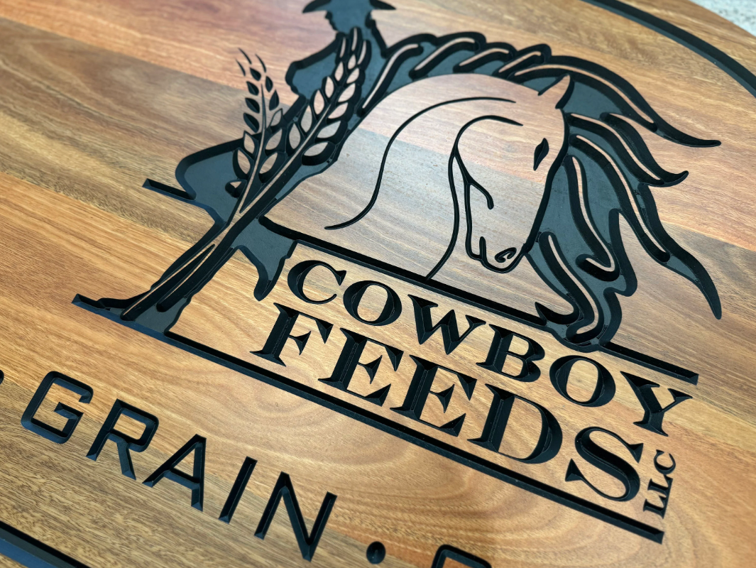 Personalized Solid Wood Farm Entrance Sign for Acreage & Country Homesteads