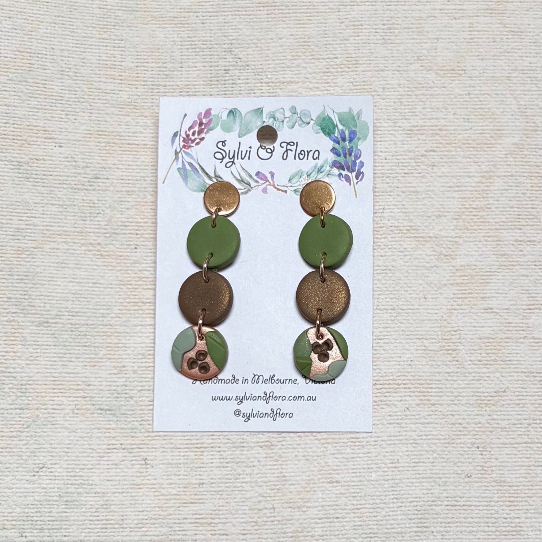 Eucalypts Earrings - Quirky shapes, various sizes