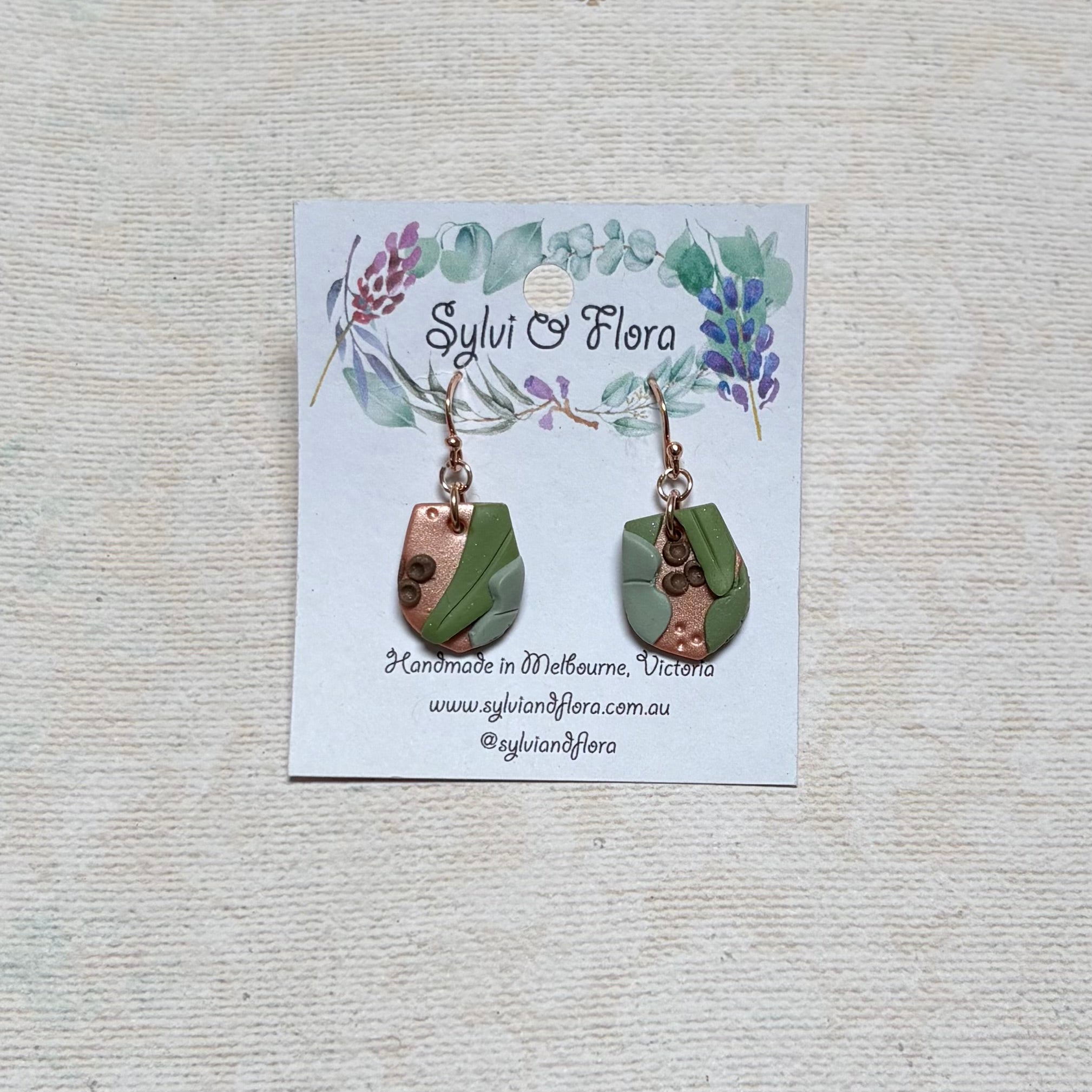 Eucalypts Earrings - Quirky shapes, various sizes