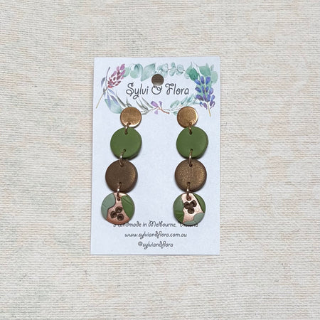 Eucalypts Earrings - Quirky shapes, various sizes