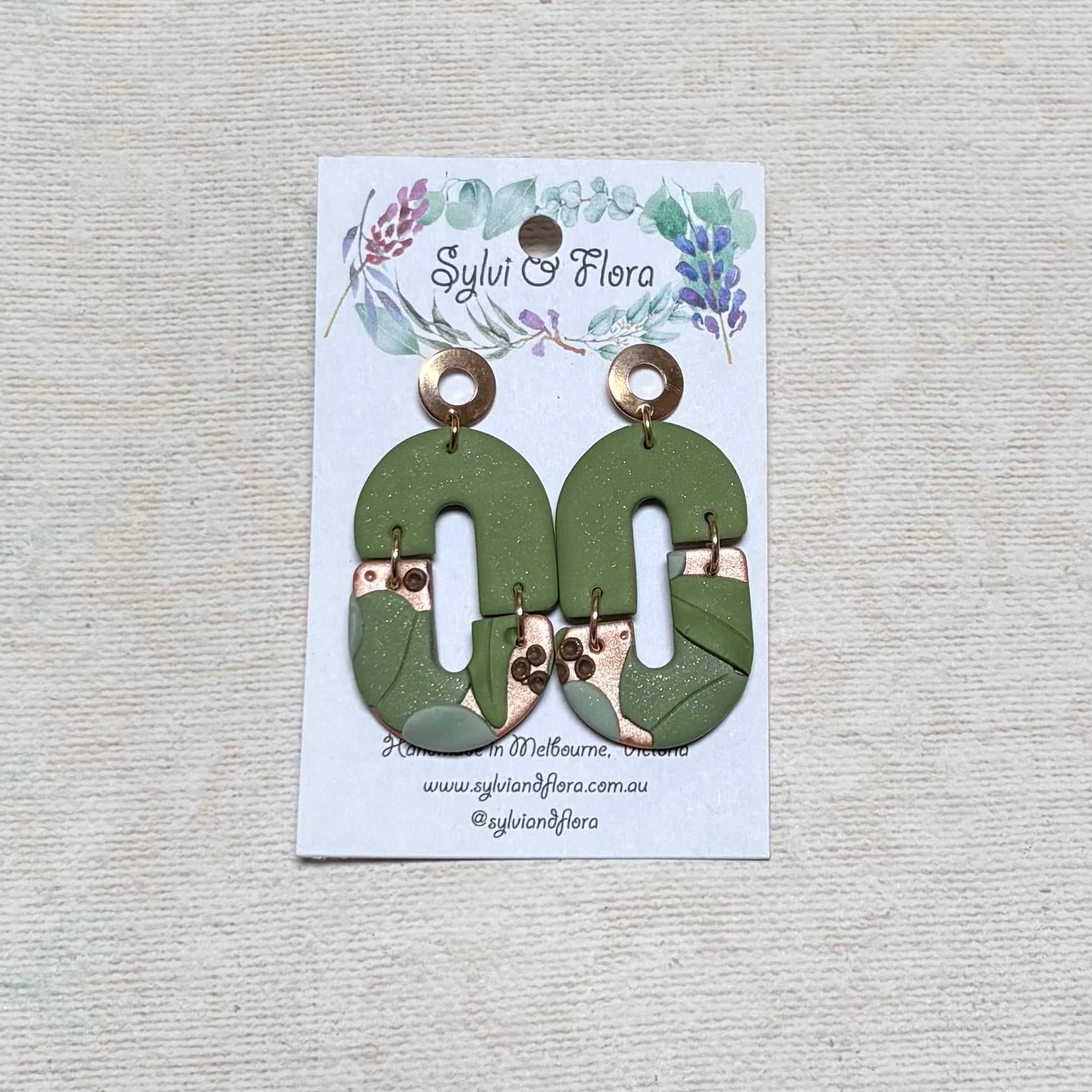 Eucalypts Earrings - Quirky shapes, various sizes