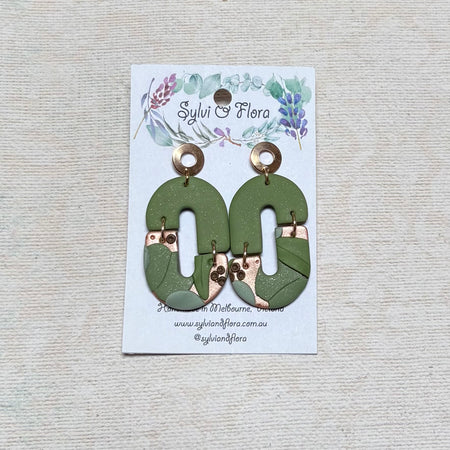 Eucalypts Earrings - Quirky shapes, various sizes