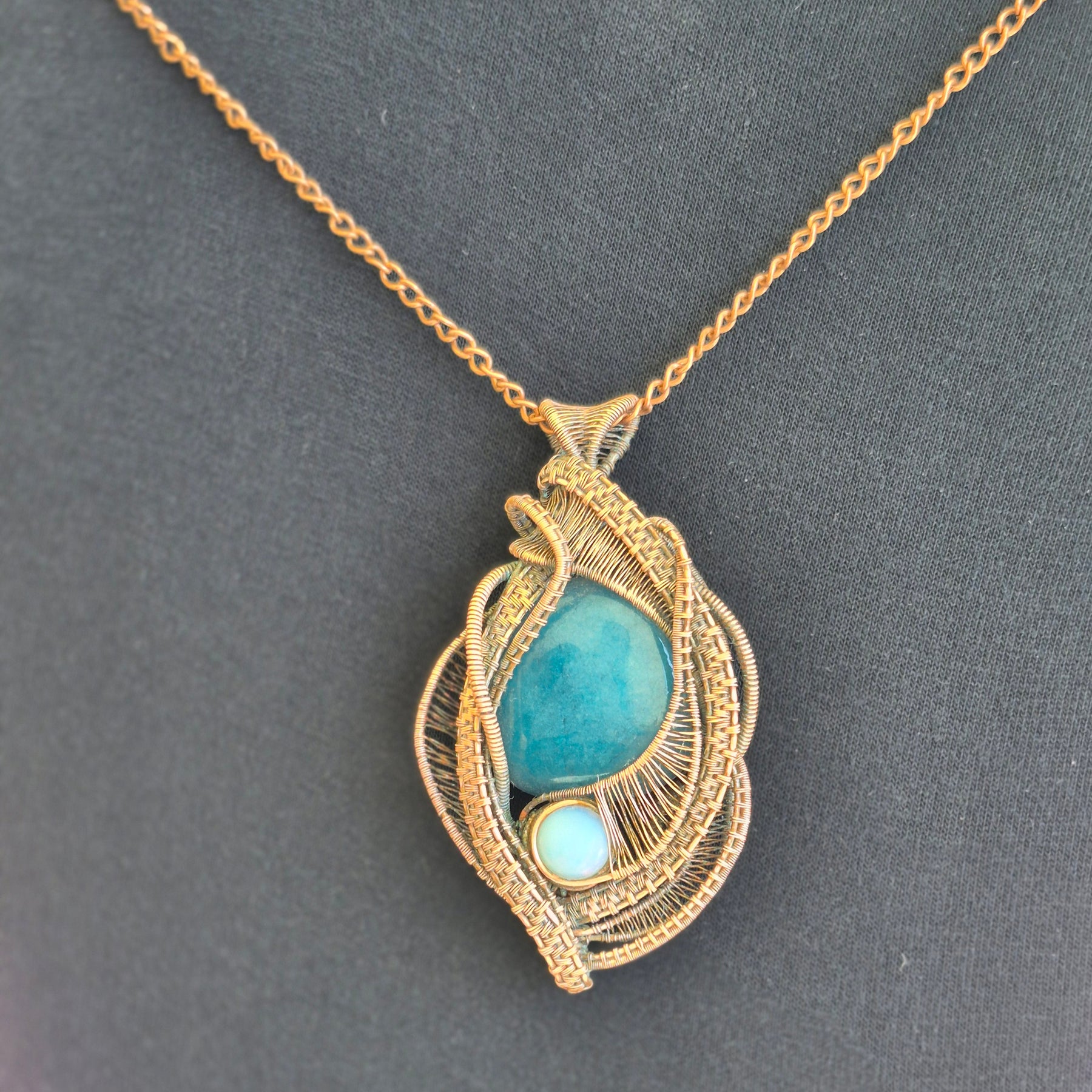 moonlight-billabong-blue-aventurine-opalite-pendant