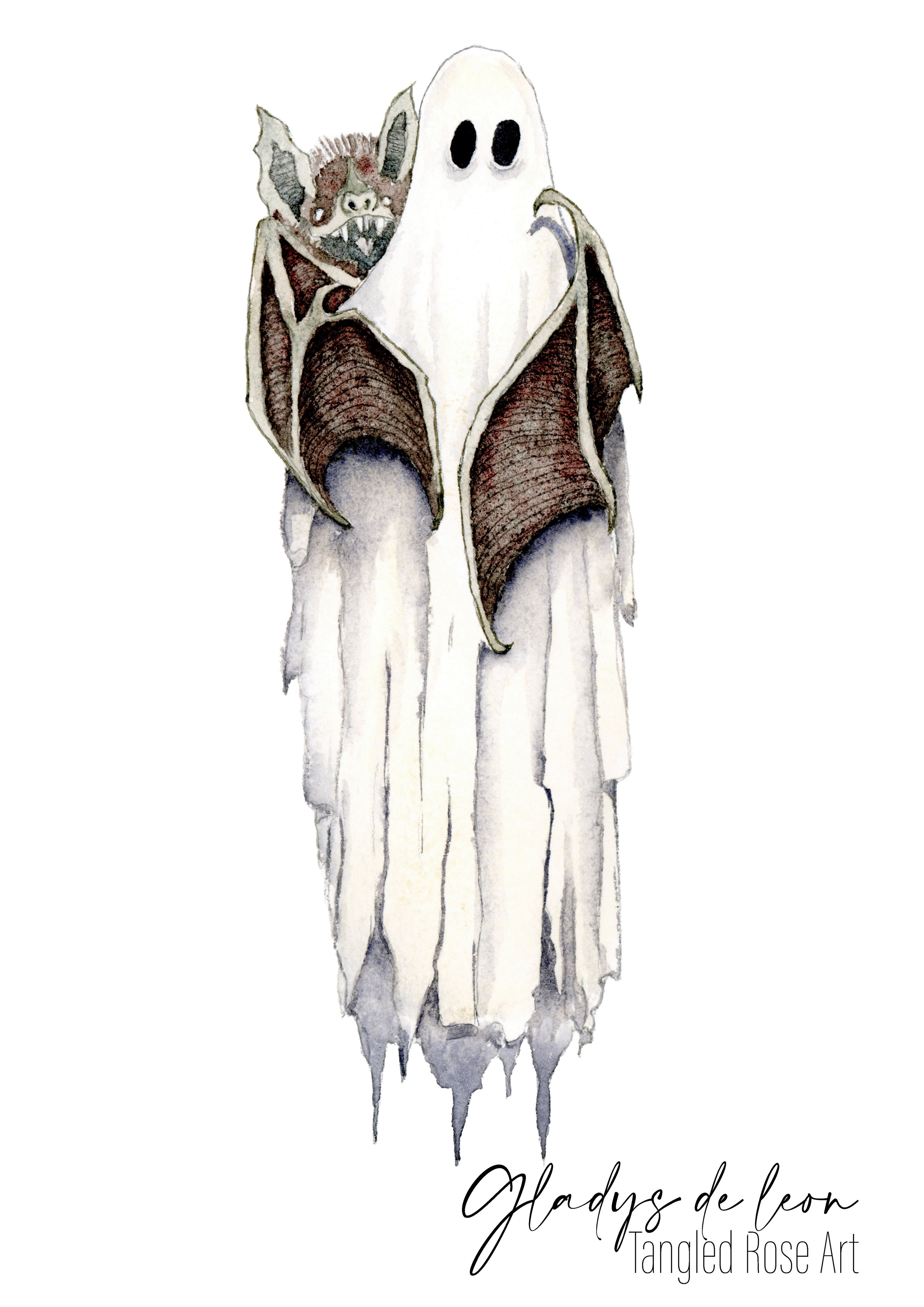 GHOST SERIES COMPLETE BUNDLE 5X7 ARCHIVAL PRINTS - TANGLED ROSE ART