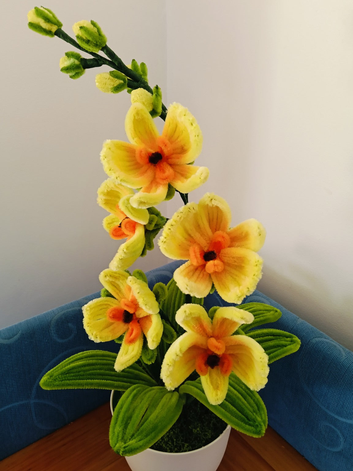 Everlasting Orchid Pot 🌸 | Orchid Flower Arrangement | Home Décor & Gift