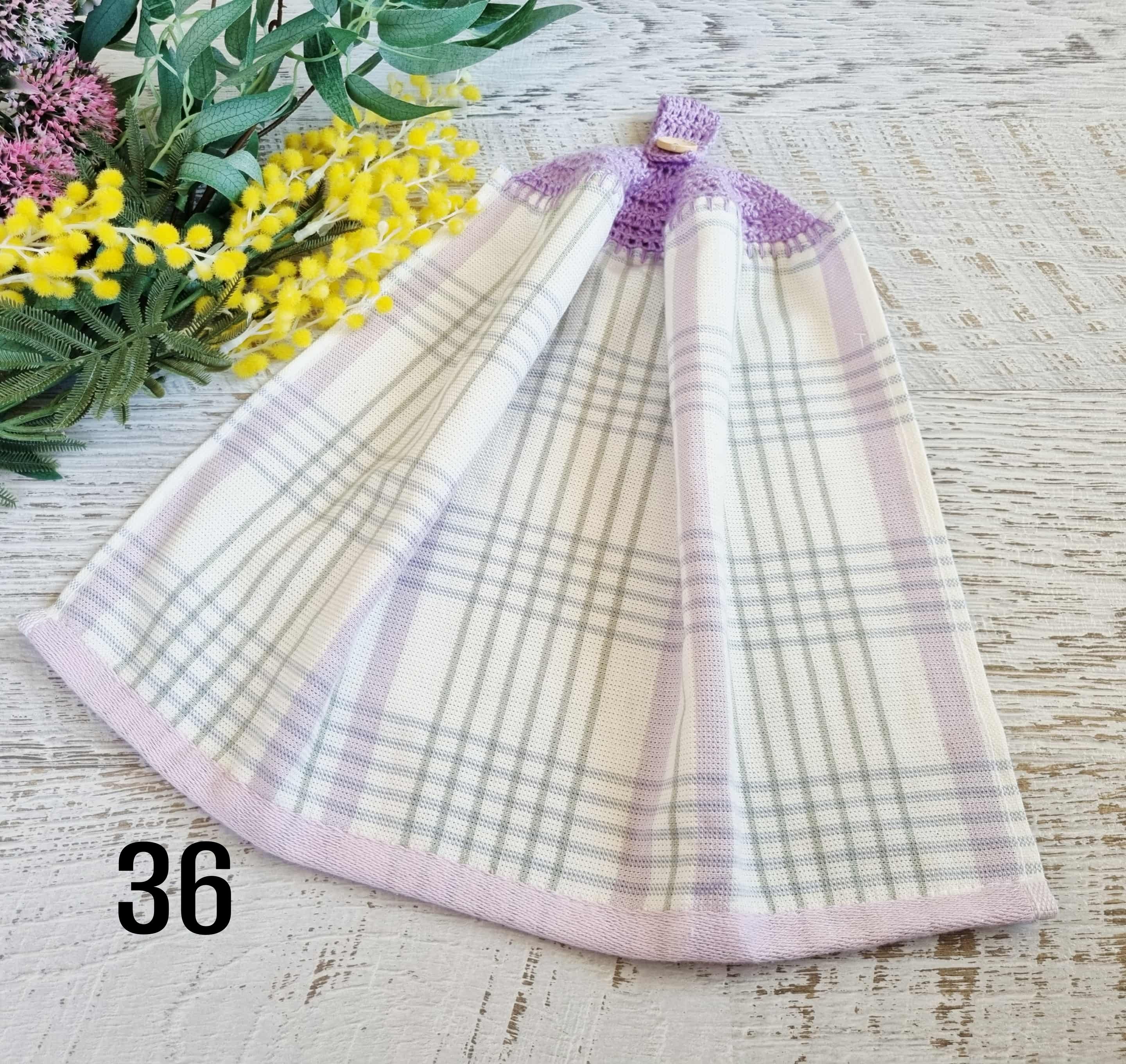 Kitchen Hand Towel | Hanging | Cotton | SINGLE LAYER - 9 Styles - 28-36