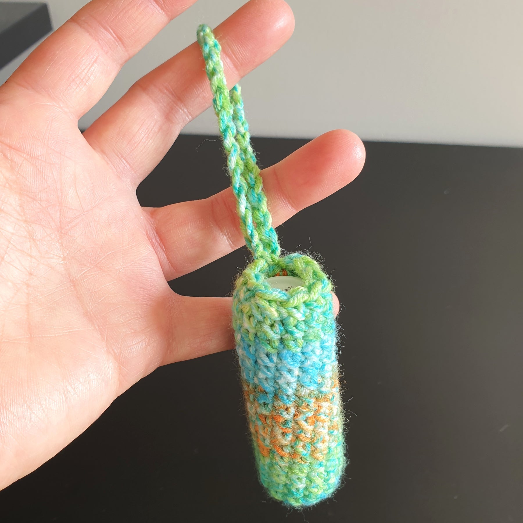Handmade Simple Colourful Crochet Lipstick Case
