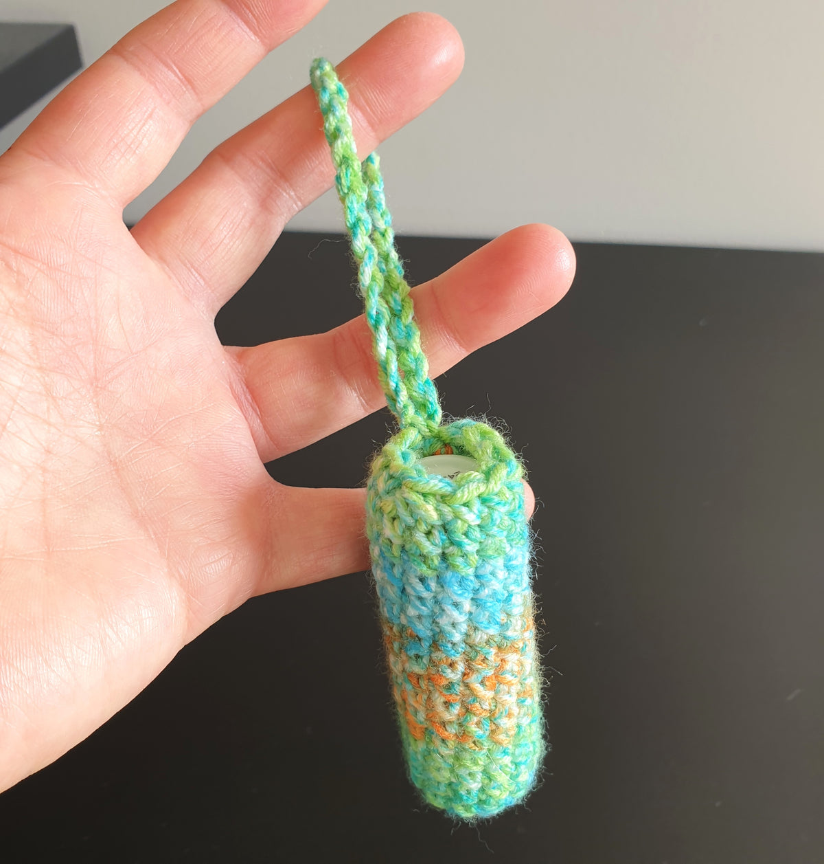 Handmade Simple Colourful Crochet Lipstick Case