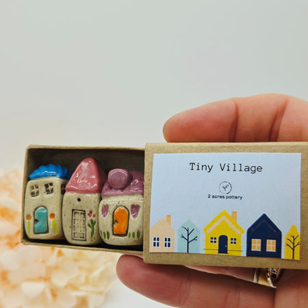 Tiny Ceramic Village -  Bilberry Meadows