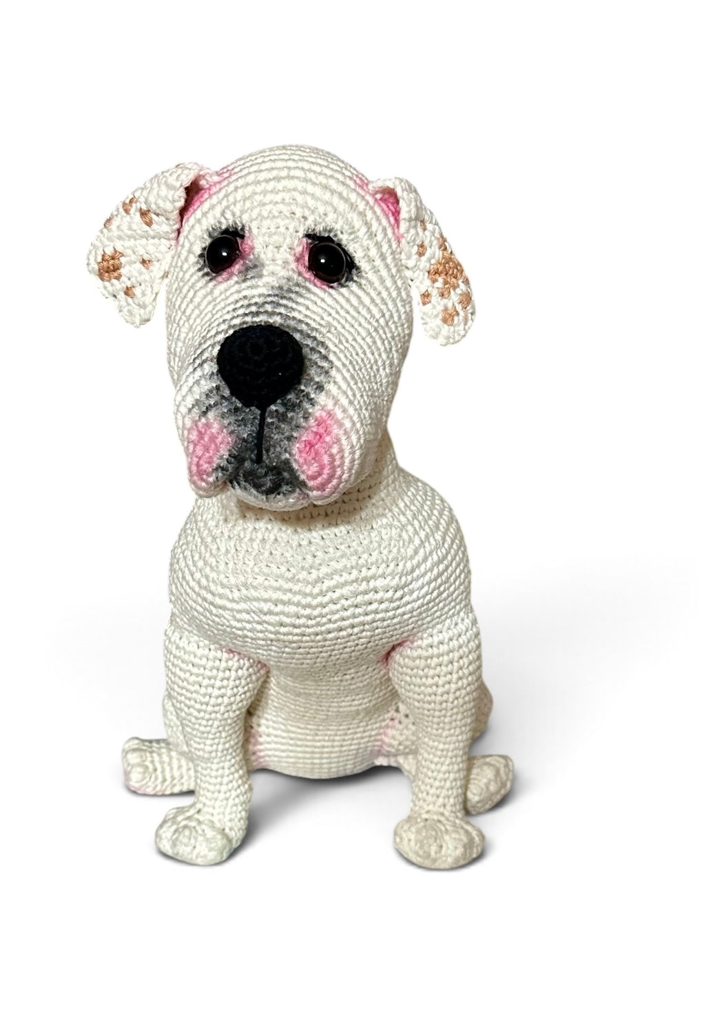 Handmade Crochet Portrait Dog - Made to Order
