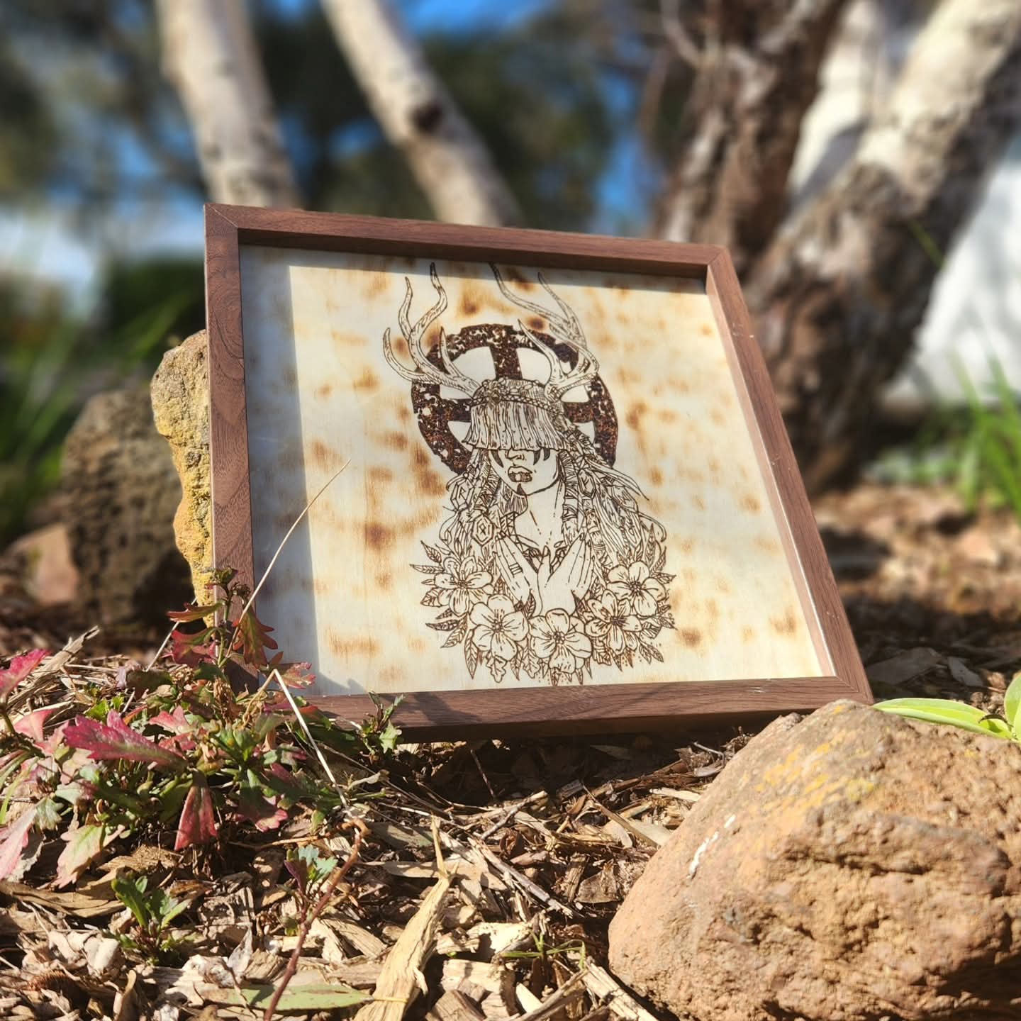 Heilung Norse Wood Burning Art Number 3