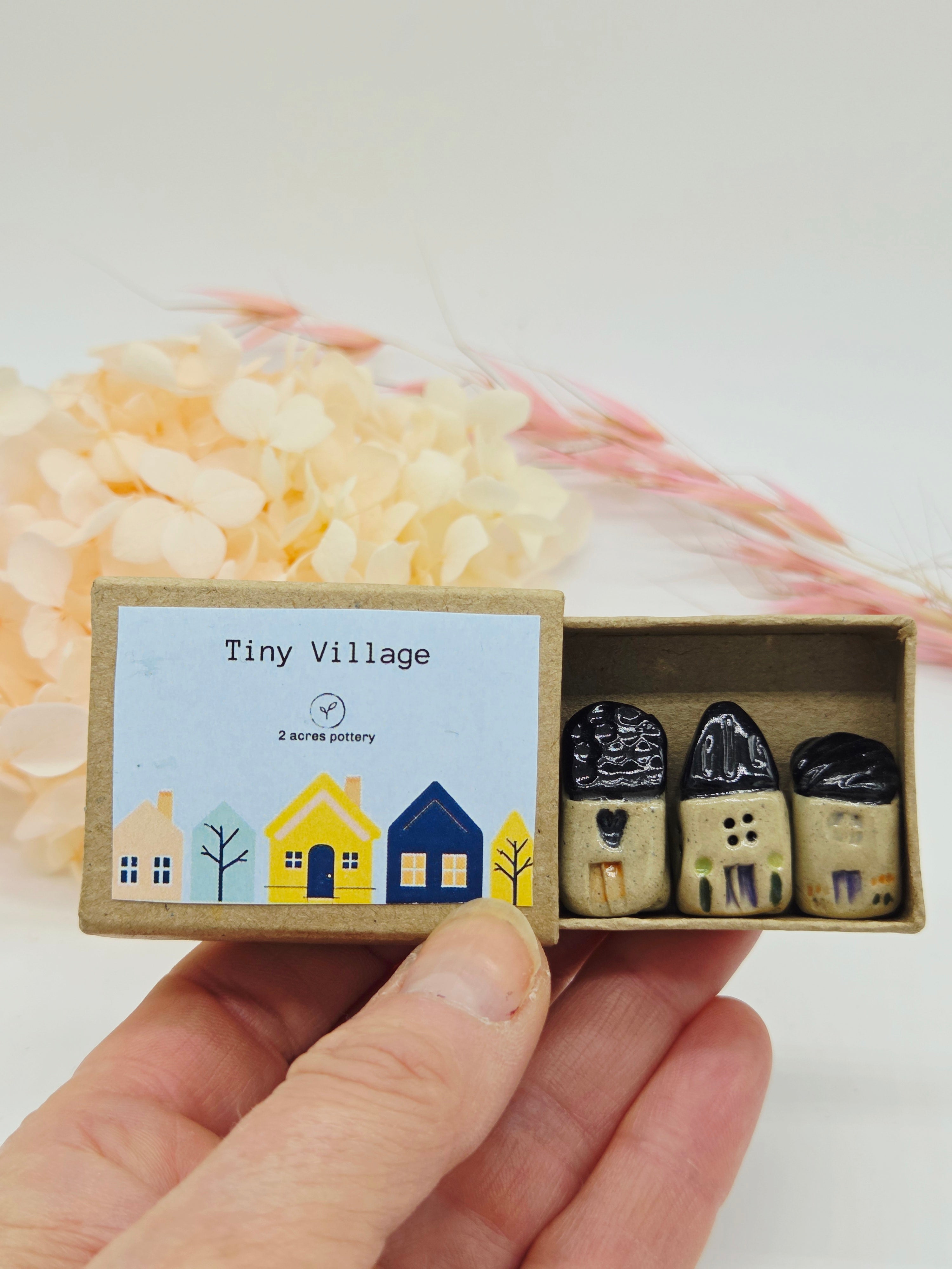 Tiny Ceramic Village -  Blackbird Mews
