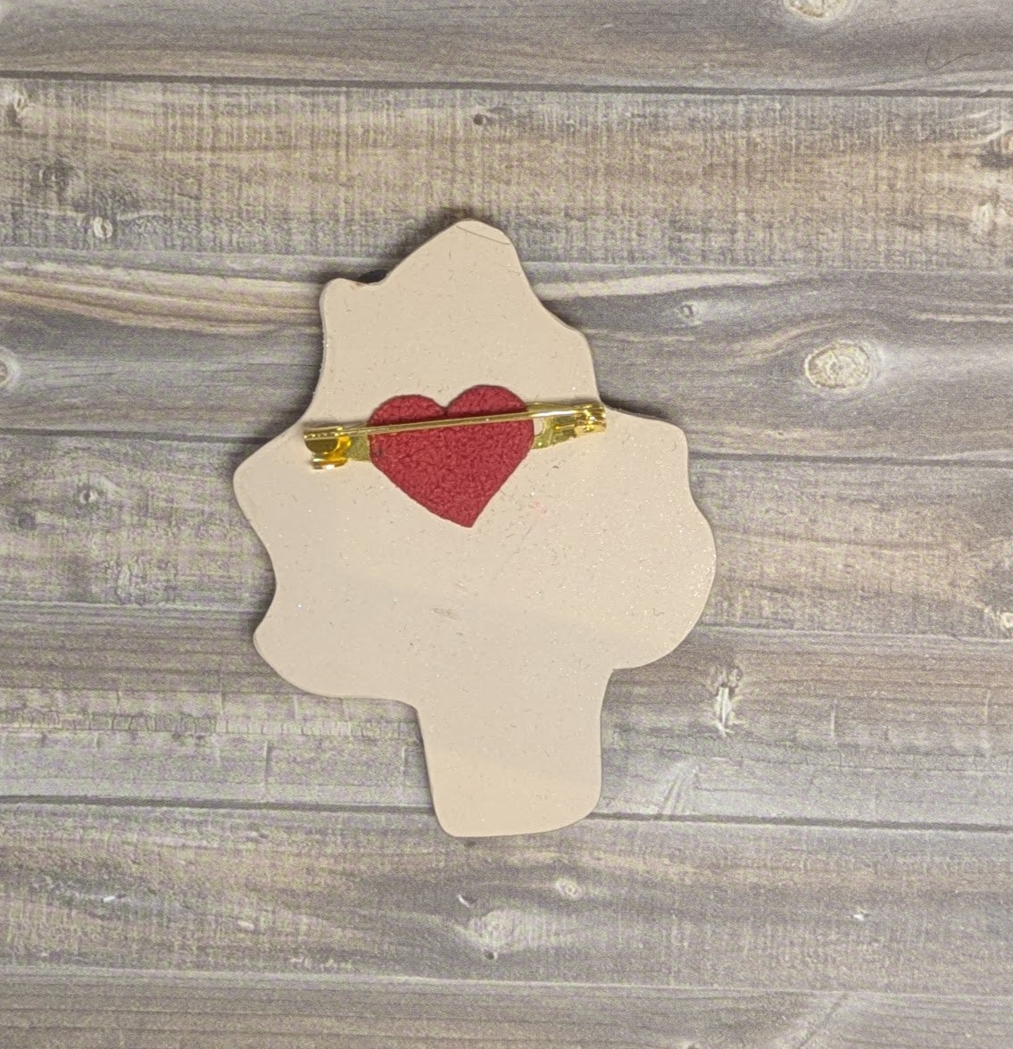 Flower Vase Brooch - Autumn Rainbow
