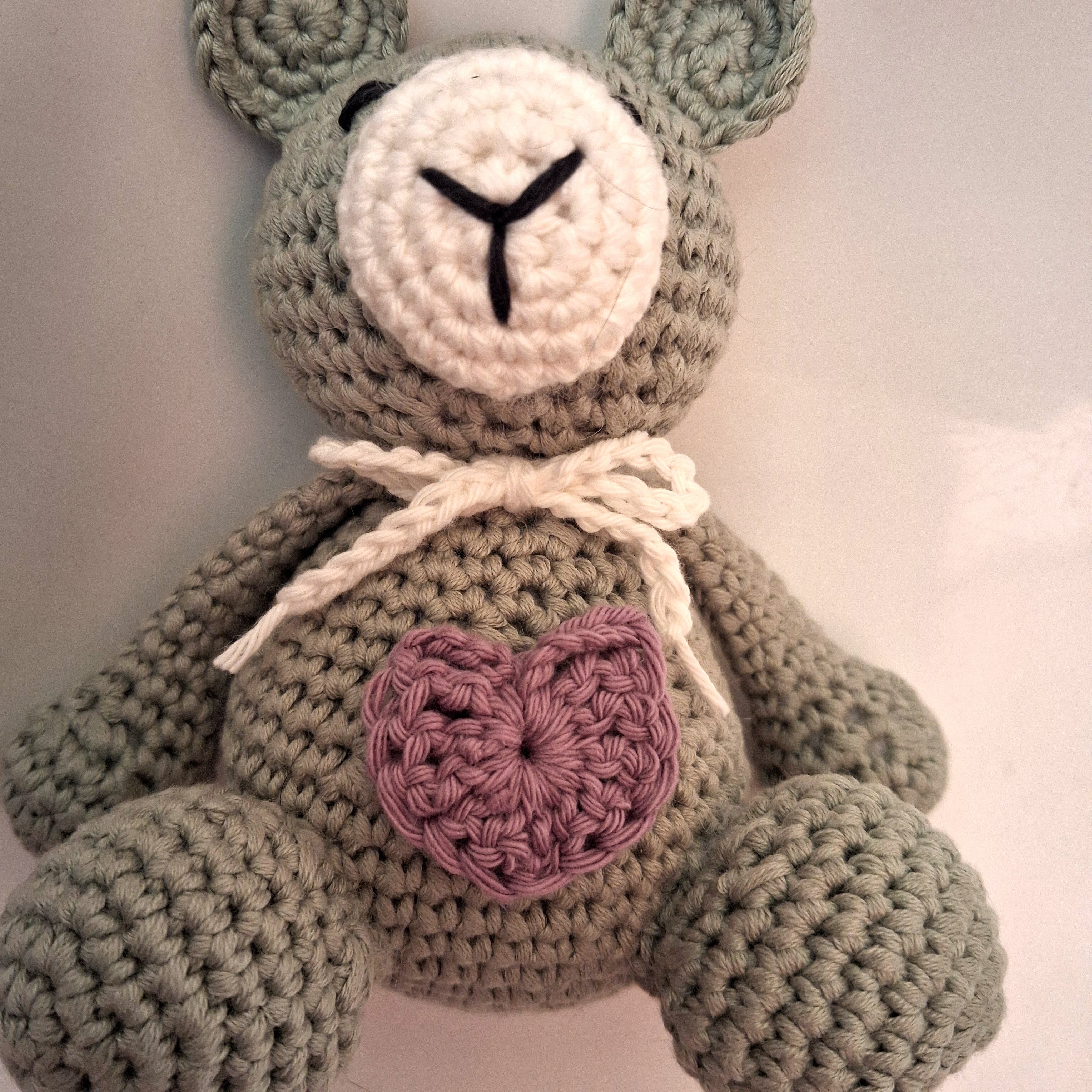 Crochet Little Bear - 100% cotton