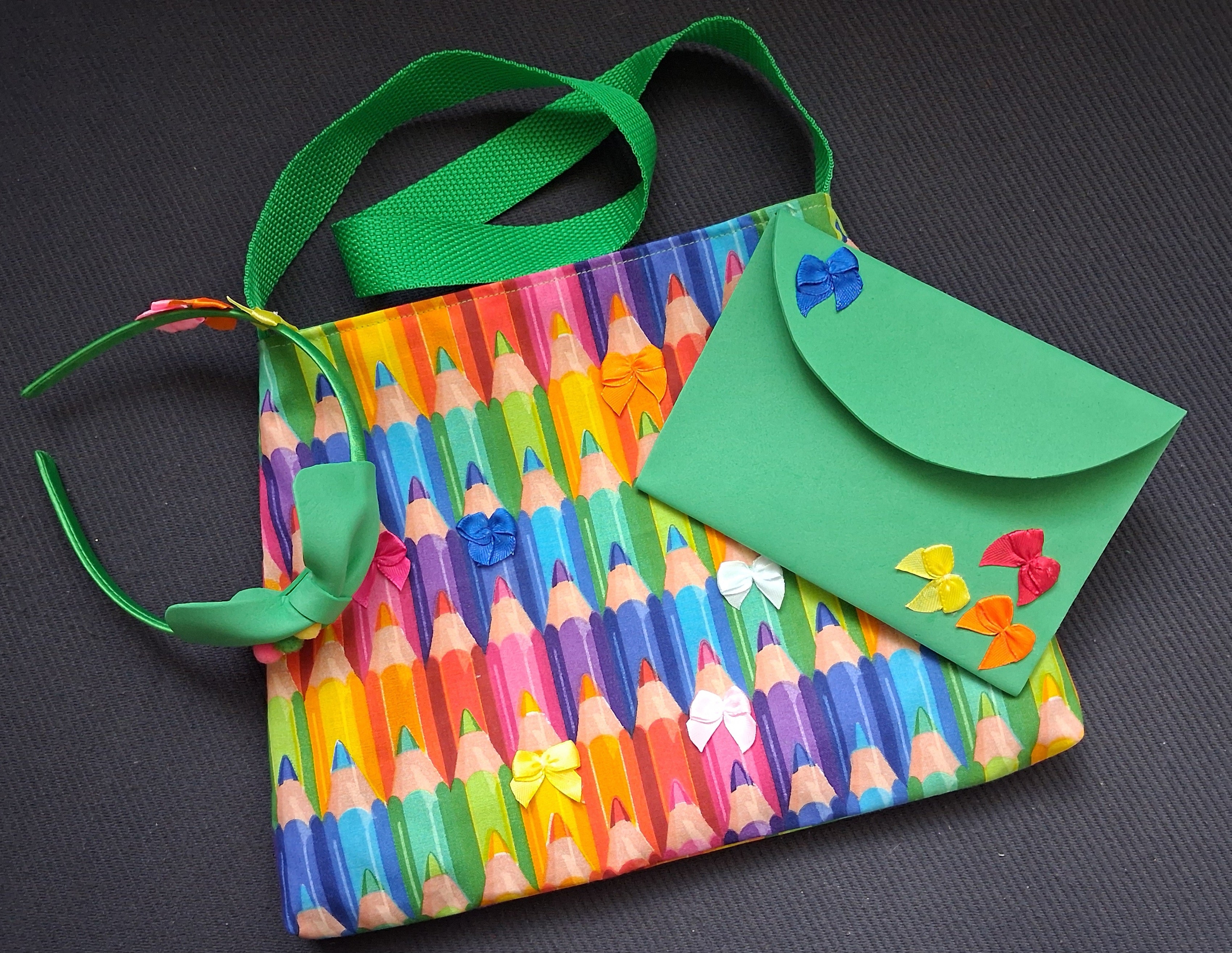 Children's Handbag, Purse & Headband