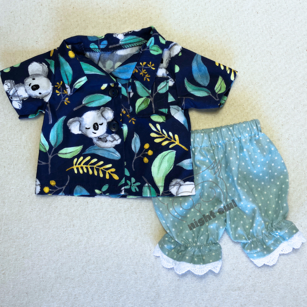 Playsuit Outfit| 53cm Doll Wardrobe Collection| Koala Kisses and Zigzag Wishes