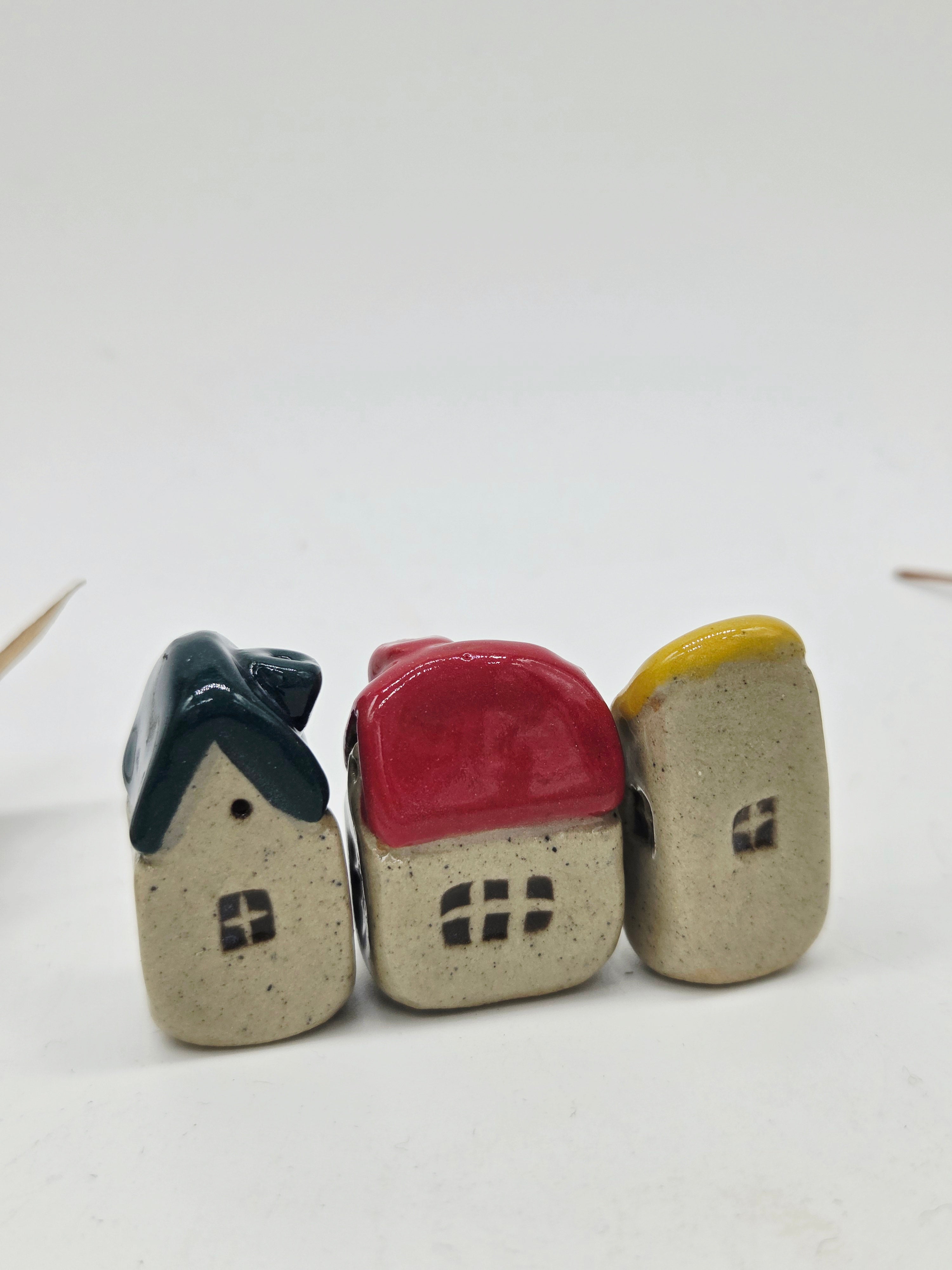 Tiny Ceramic Village - Autumn Avenue