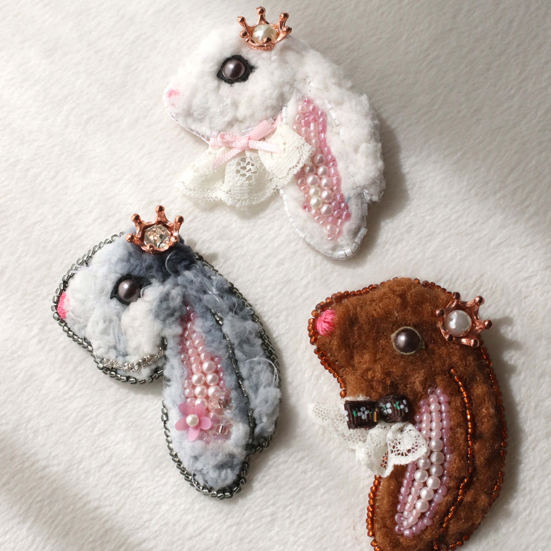 Royal Bunny Brooch