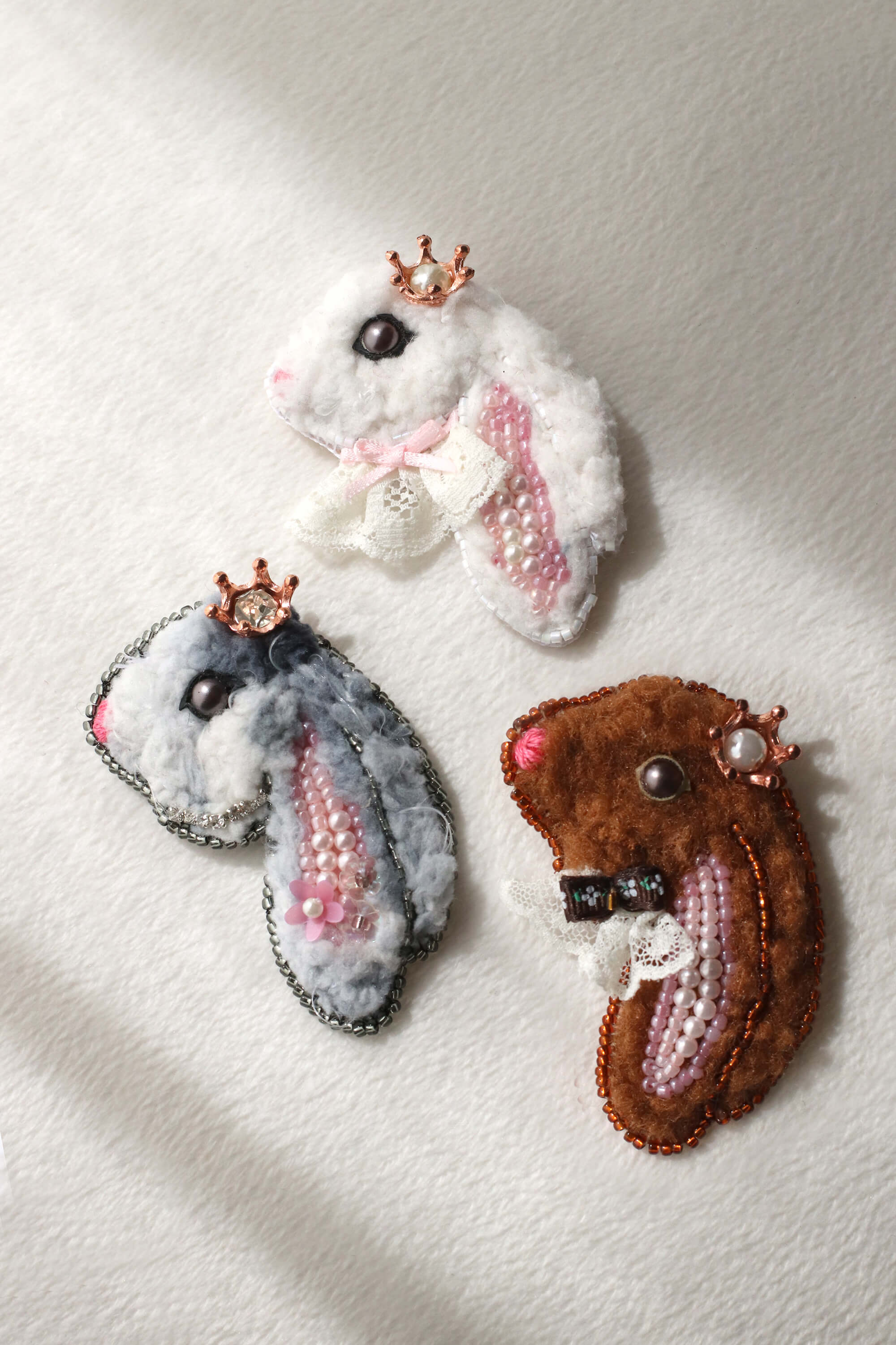 Royal Bunny Brooch