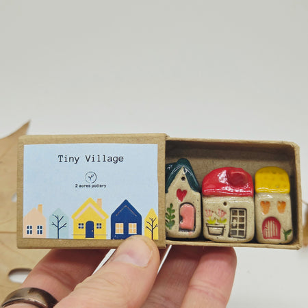 Tiny Ceramic Village - Autumn Avenue