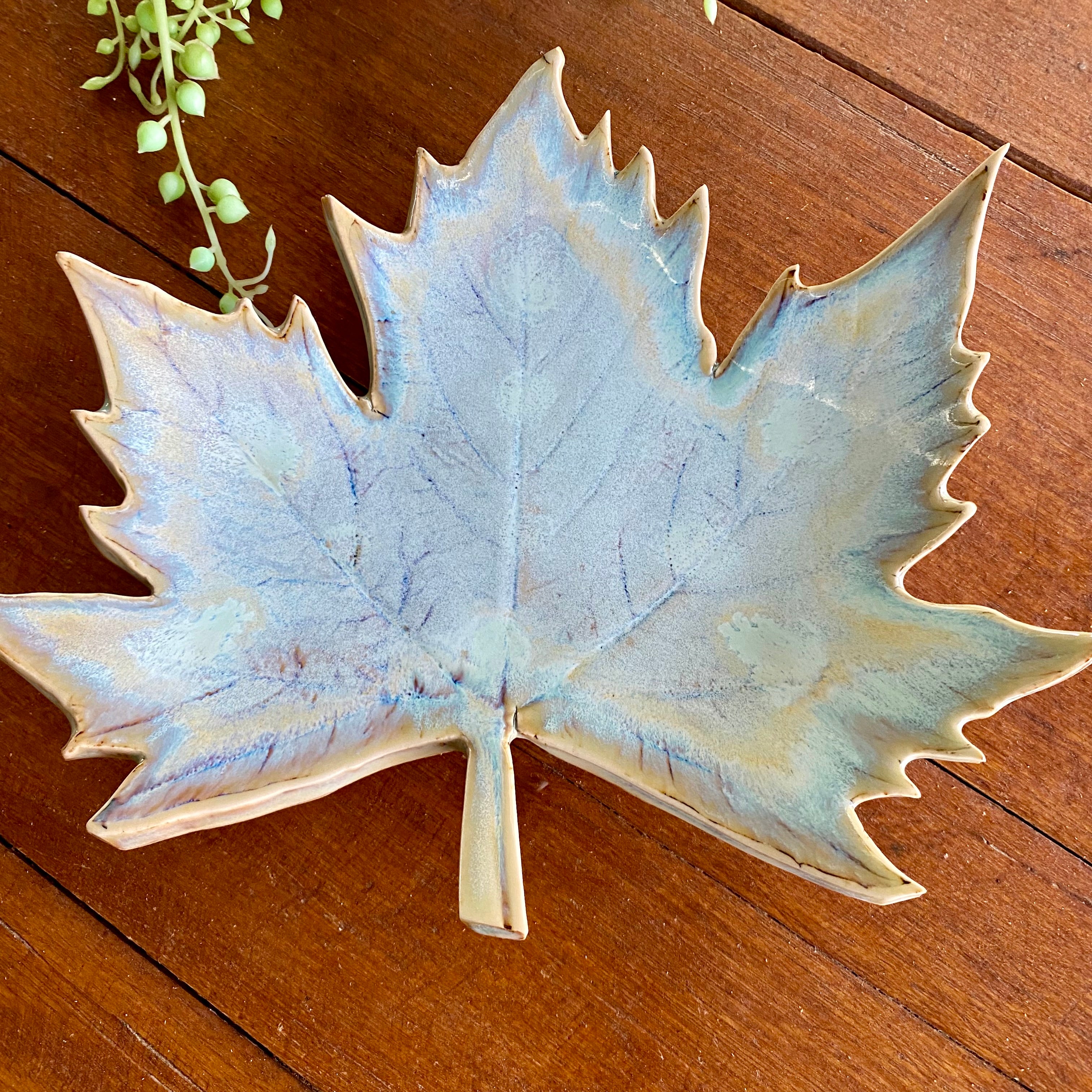 Ceramic Botanical Leaf|Handmade Pottery