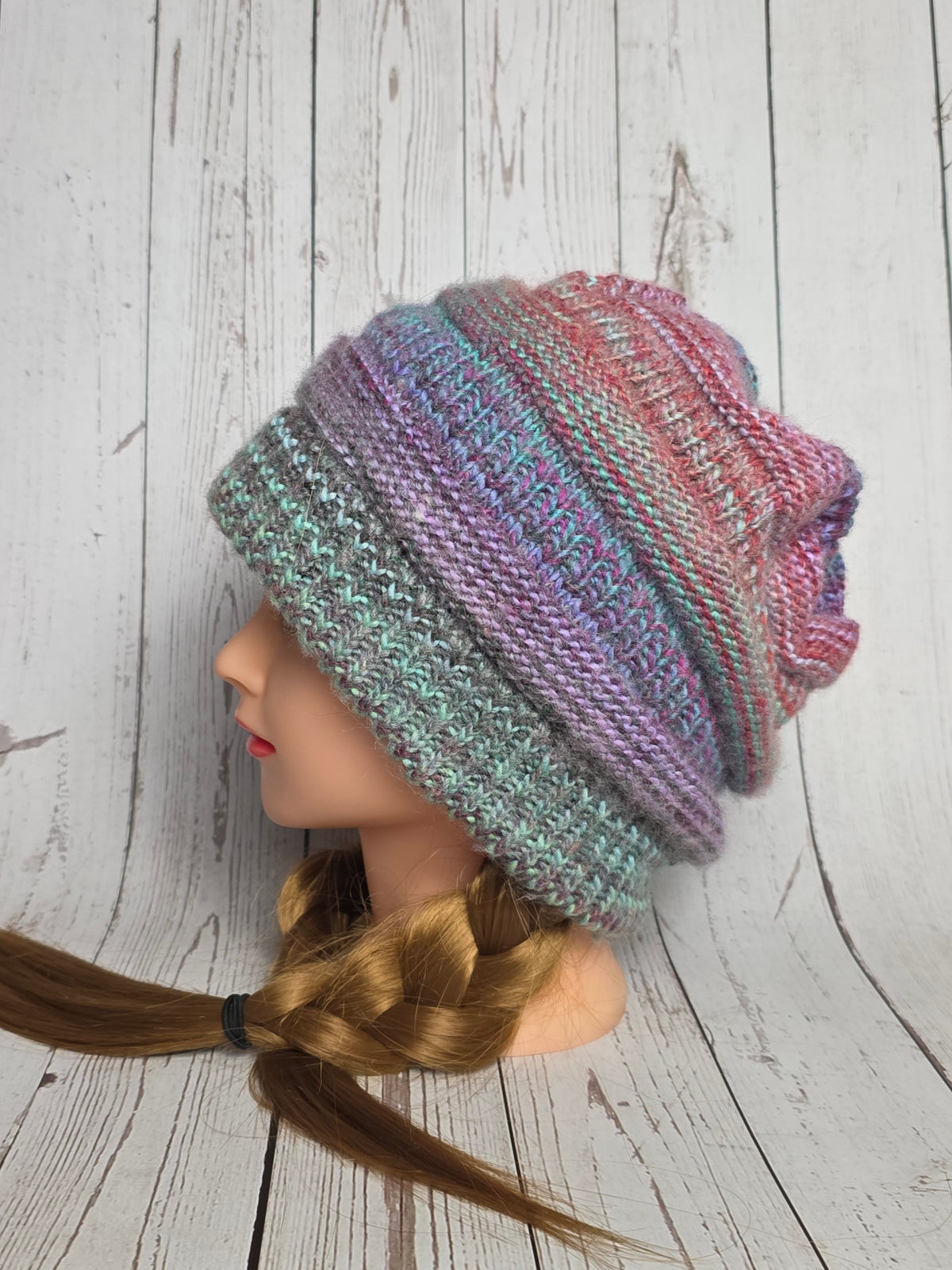 Hand Knitted Slouchy Beanie