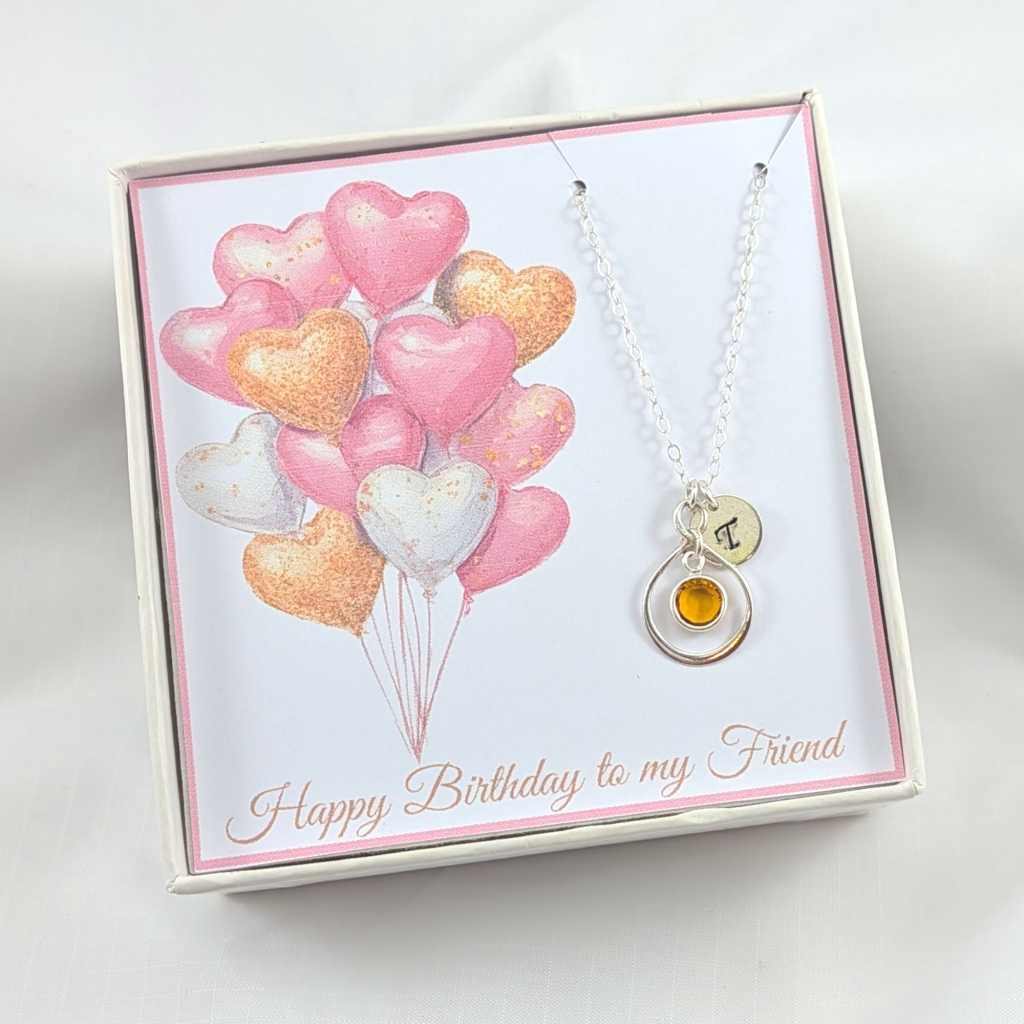 Personalized Birthday Necklace,Select 80,90,Friend,Generic