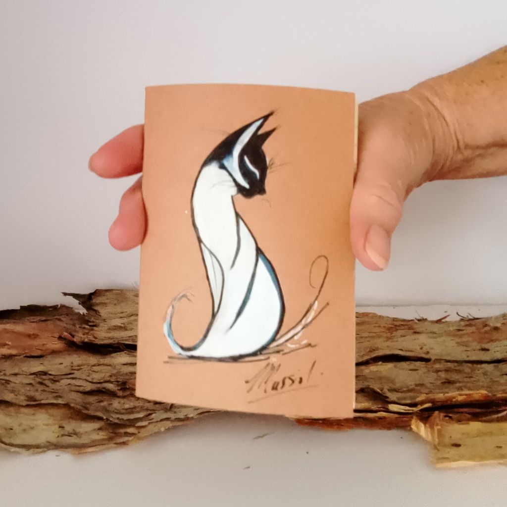 Handpainted Pocket Notebooks. Single or Set of 3. Bird and Animal designs