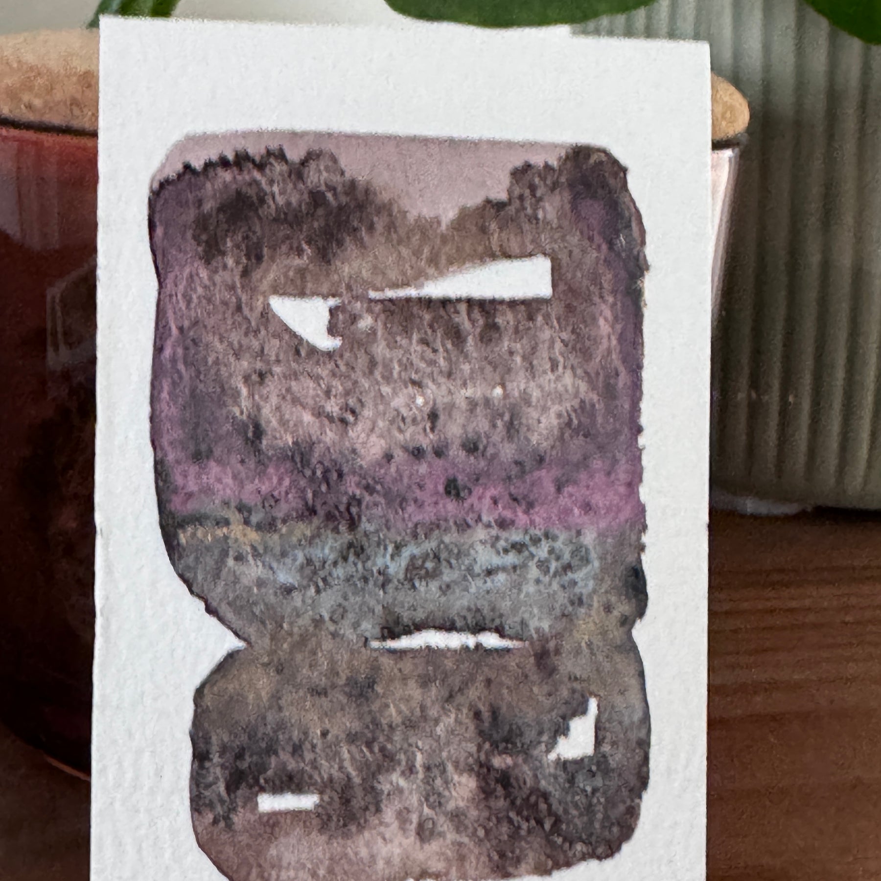 Winter Dusk ACEO Original Watercolour Artwork