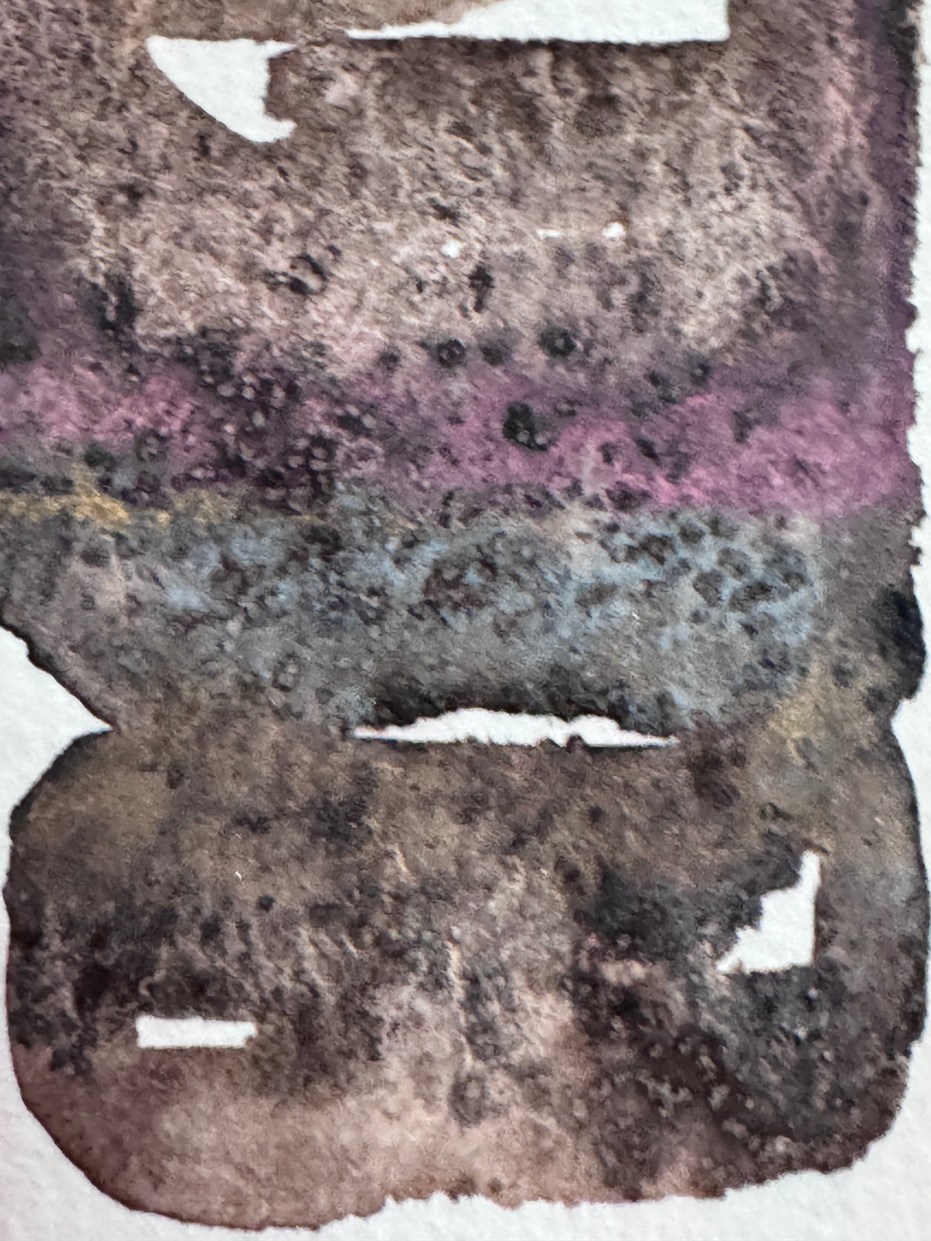 Winter Dusk ACEO Original Watercolour Artwork