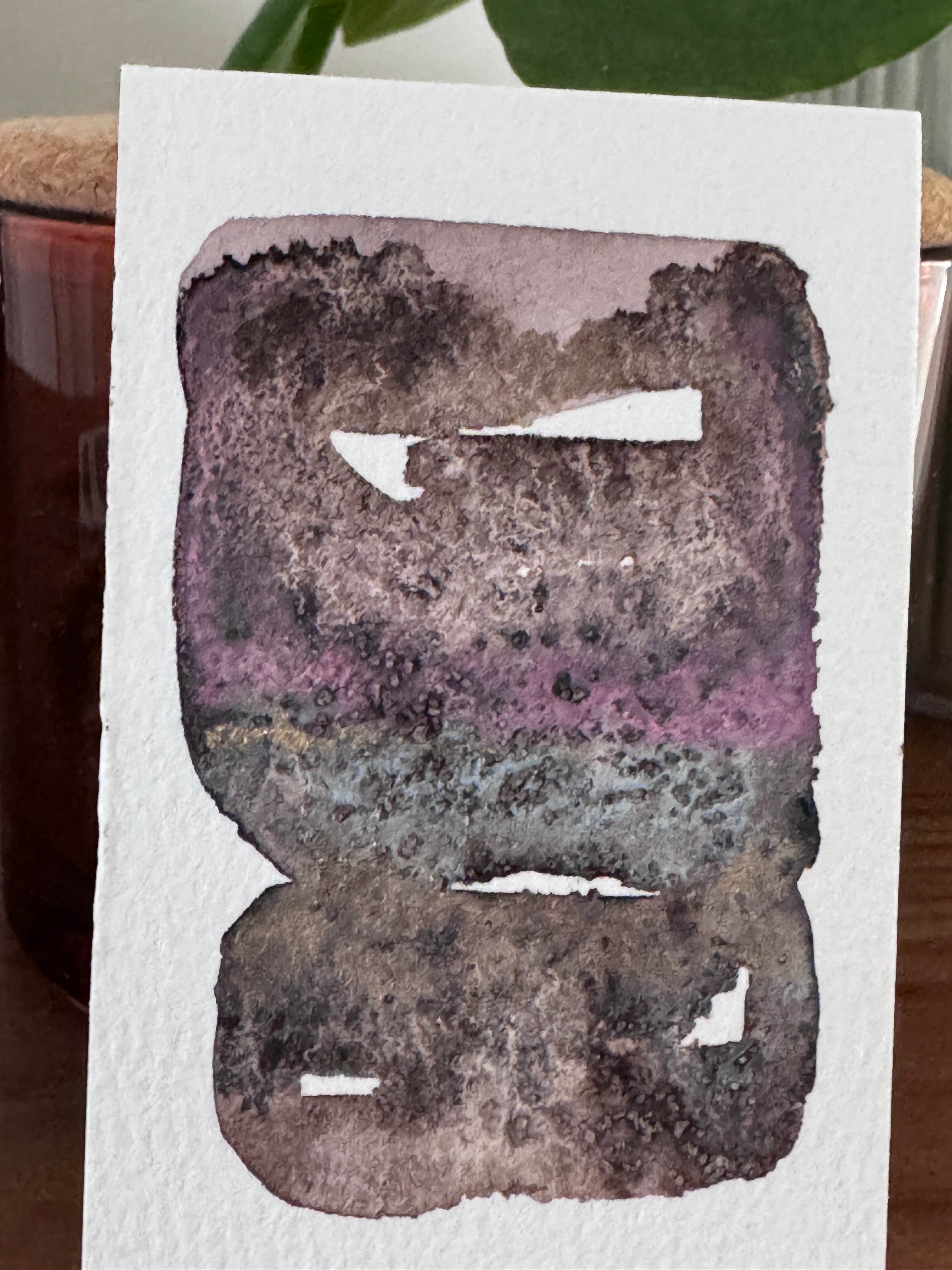 Winter Dusk ACEO Original Watercolour Artwork