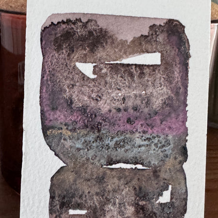 Winter Dusk ACEO Original Watercolour Artwork