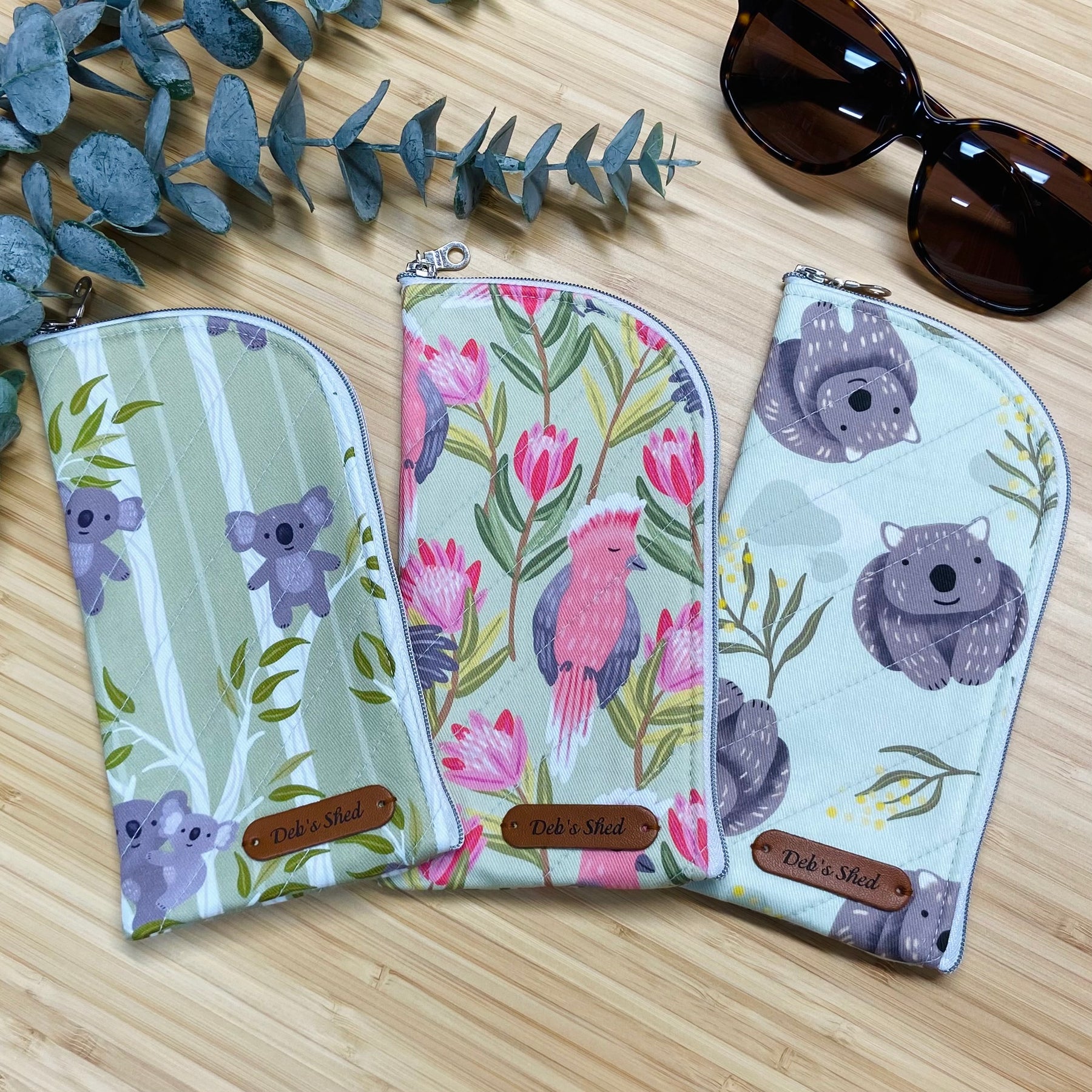 Glasses Case - Australian Themed Fabric 3
