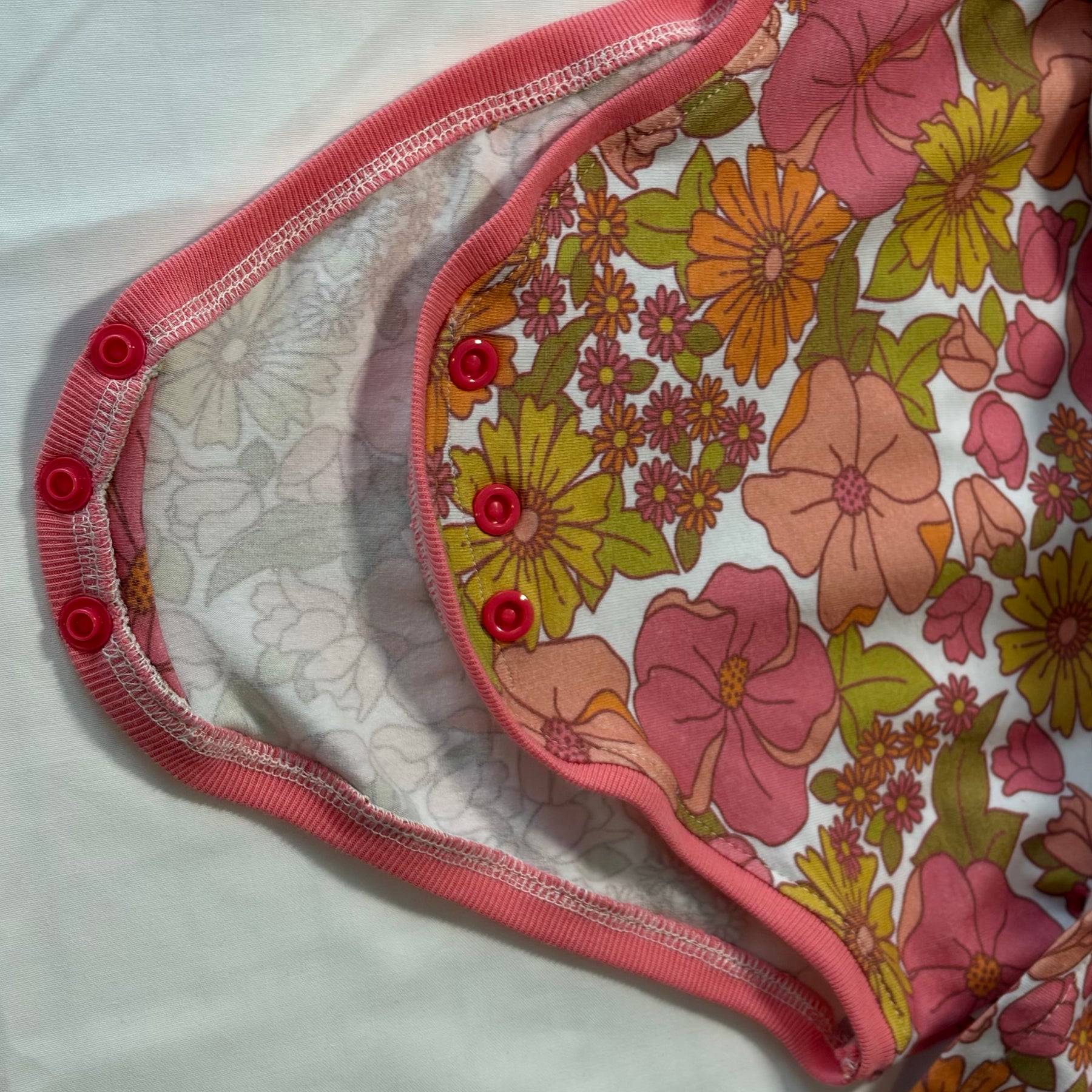 EOFY SALE VINTAGE FLORAL BODYSUIT DRESS 2-3 Yrs