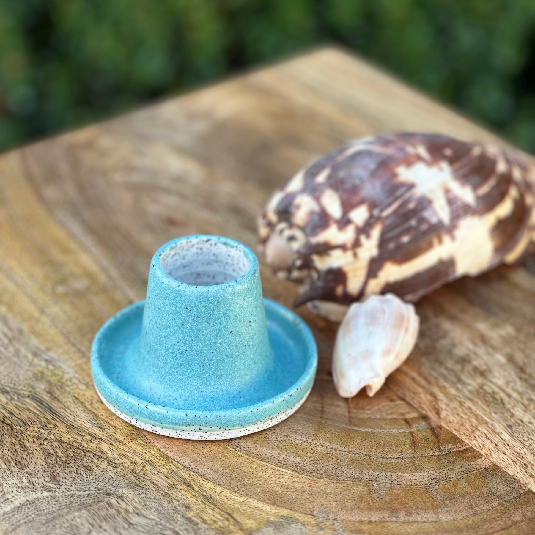 Candle Holder - Indian Ocean Speckle