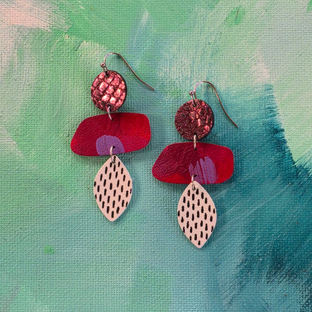 Dolce Musa Earrings (contemporary edition) – Berry