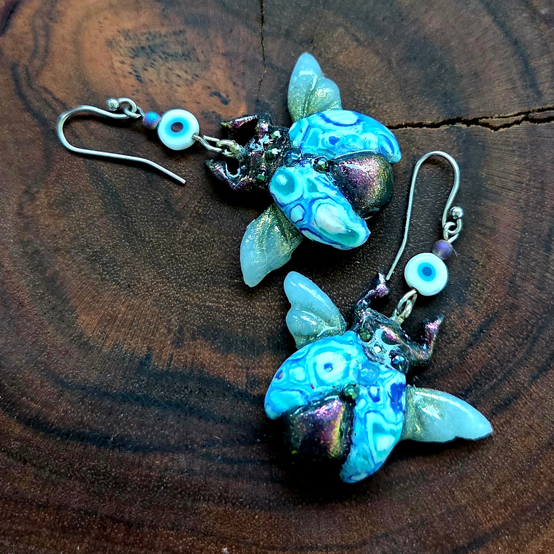 Scarab Beetle Earrings