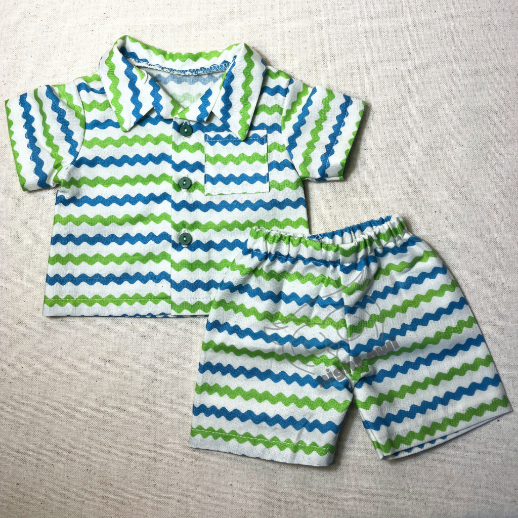 Playsuit Outfit| 53cm Doll Wardrobe Collection| Koala Kisses and Zigzag Wishes