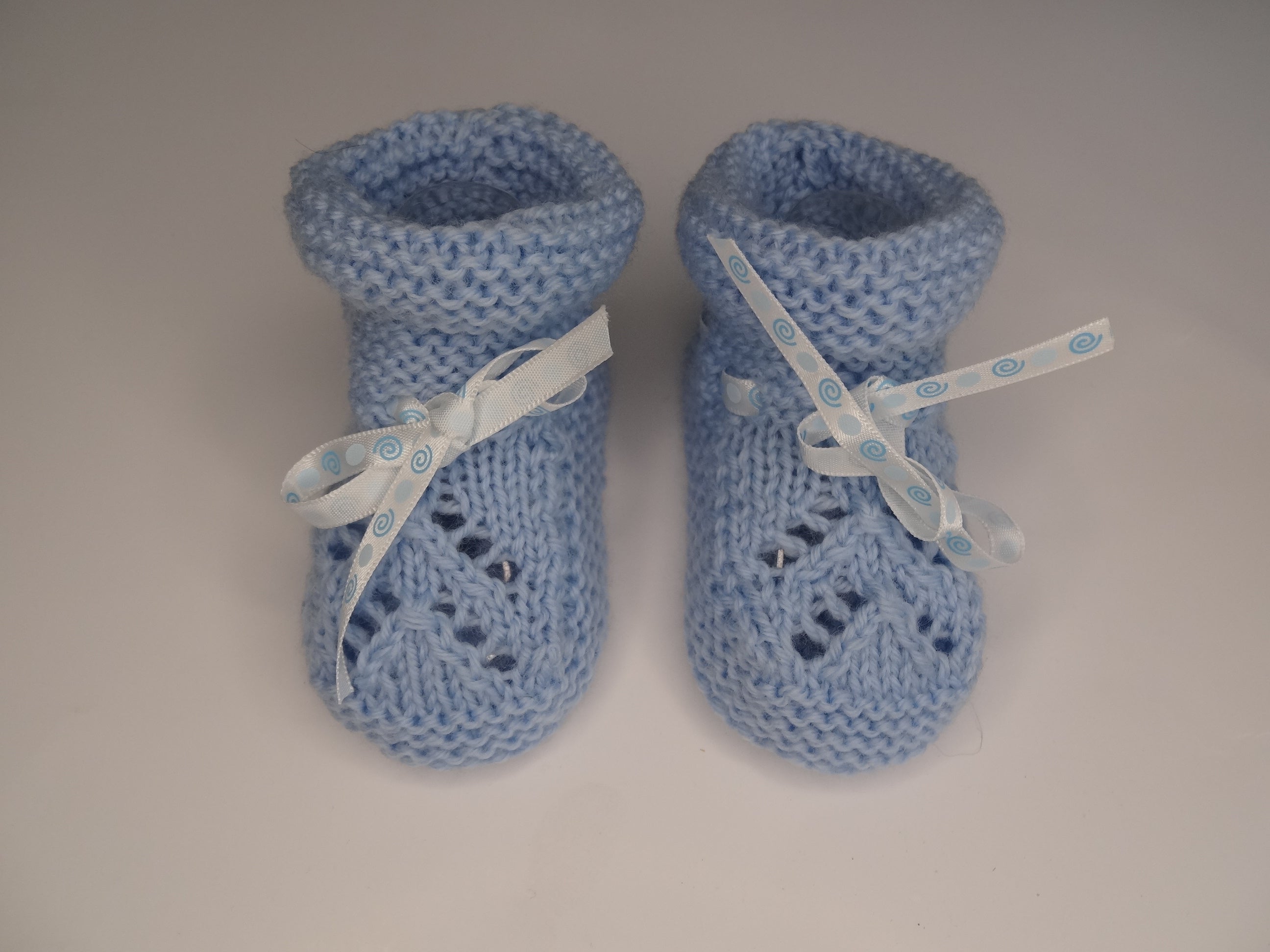 Light Blue Baby Bootees