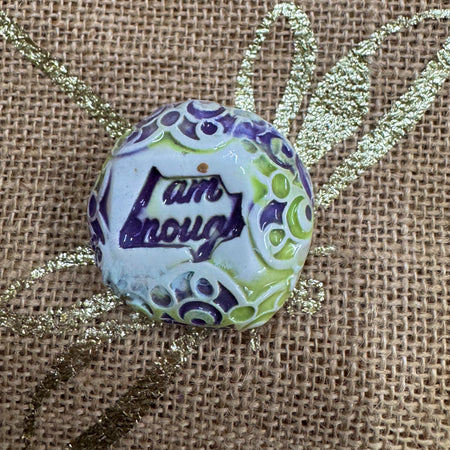 Mindfulness Stone - I Am Enough