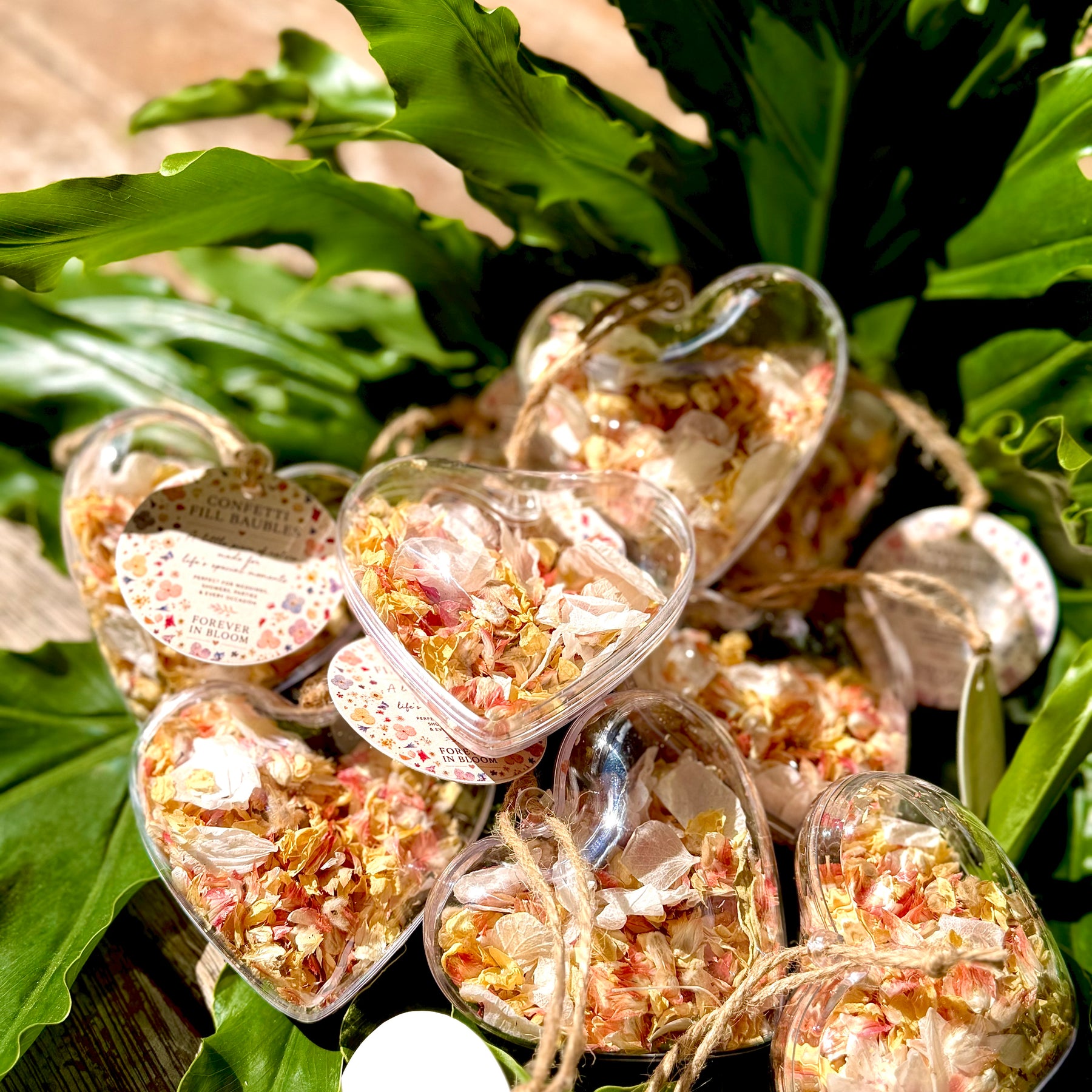 Wildflower Romance Dried Flower Bauble | Real Flower Christmas Ornament | Botanical Confetti Bauble | Handmade Floral Keepsake | 8cm