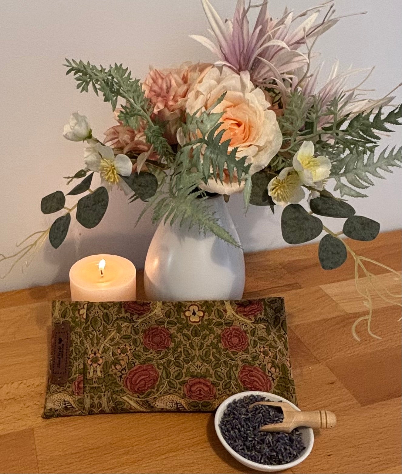 Lavender Eye Pillows with removable pillowcase