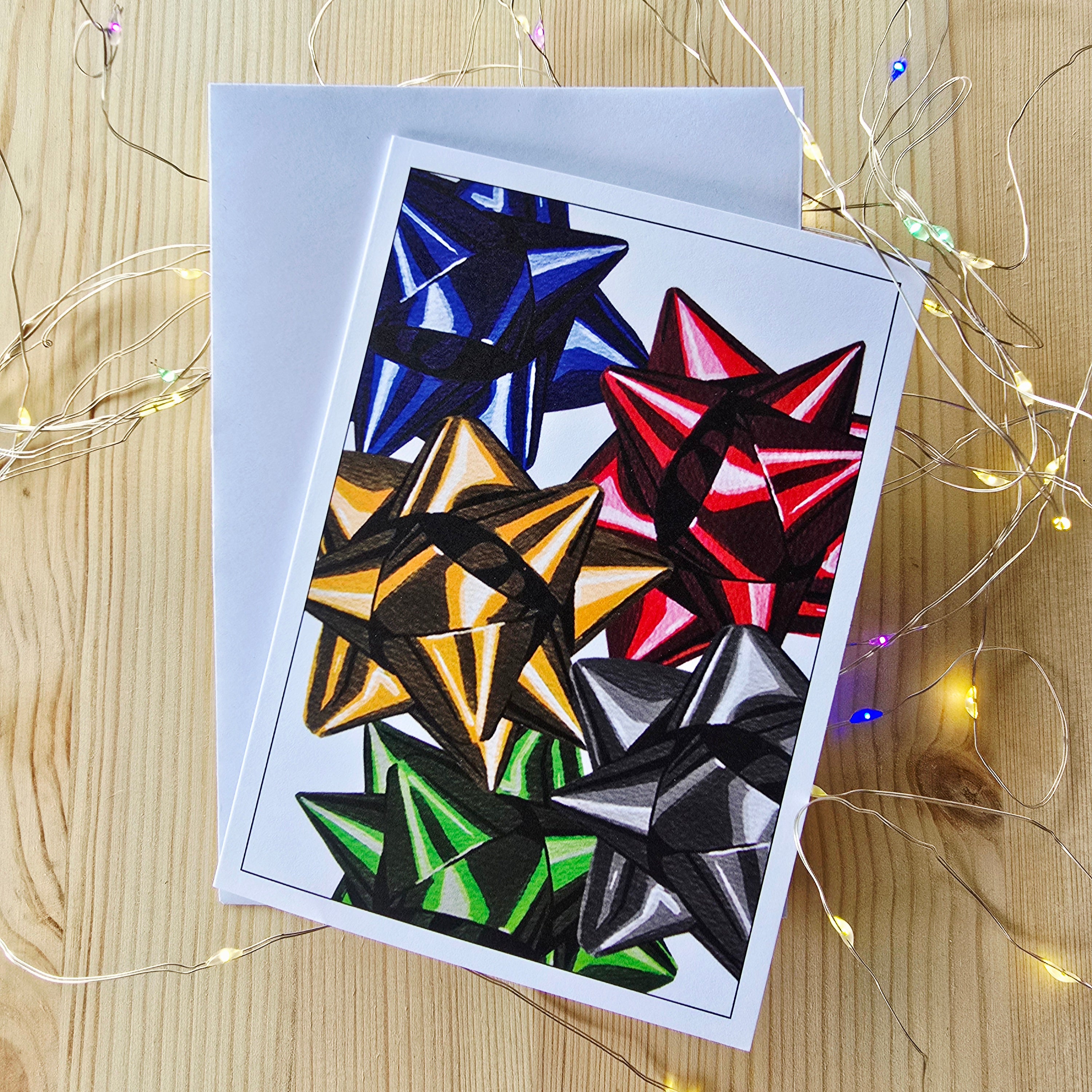 Christmas Joy Gift Wrap and Card Set