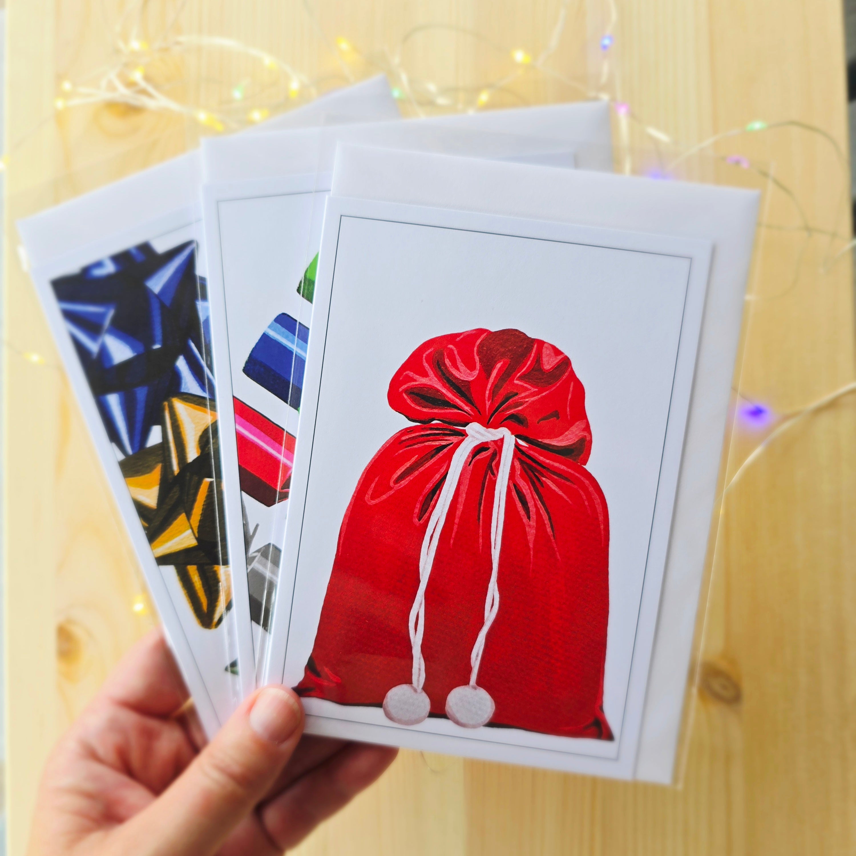 Christmas Joy Gift Wrap and Card Set