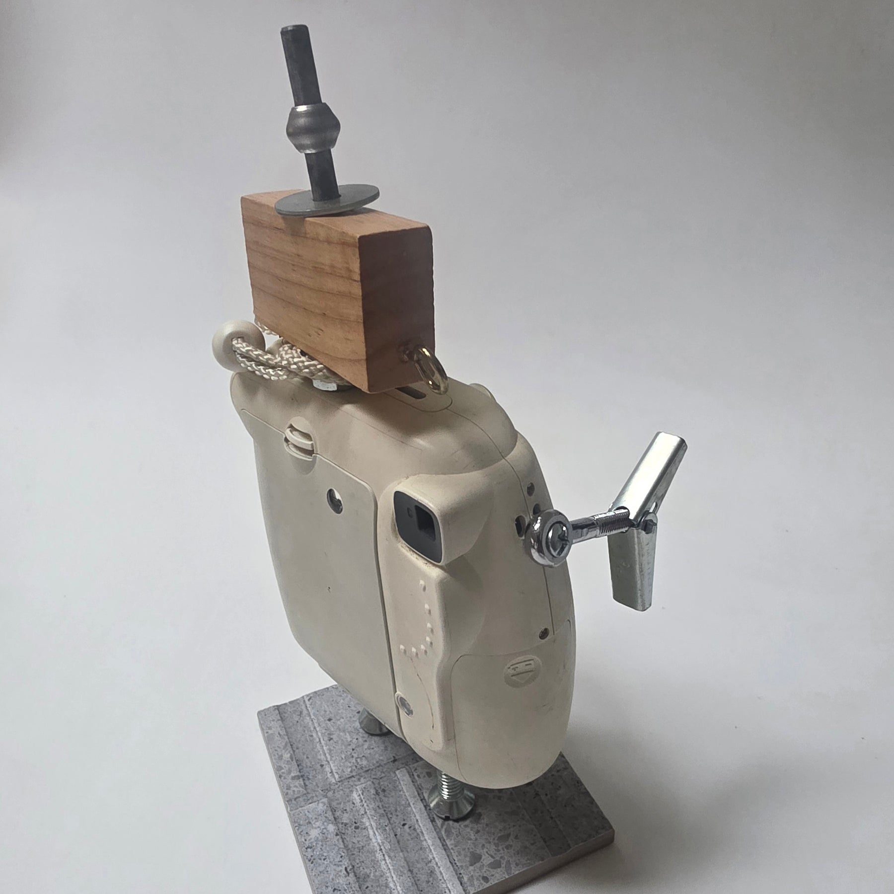 Remade, Reimagined: Instax 8 Upcycled Robot