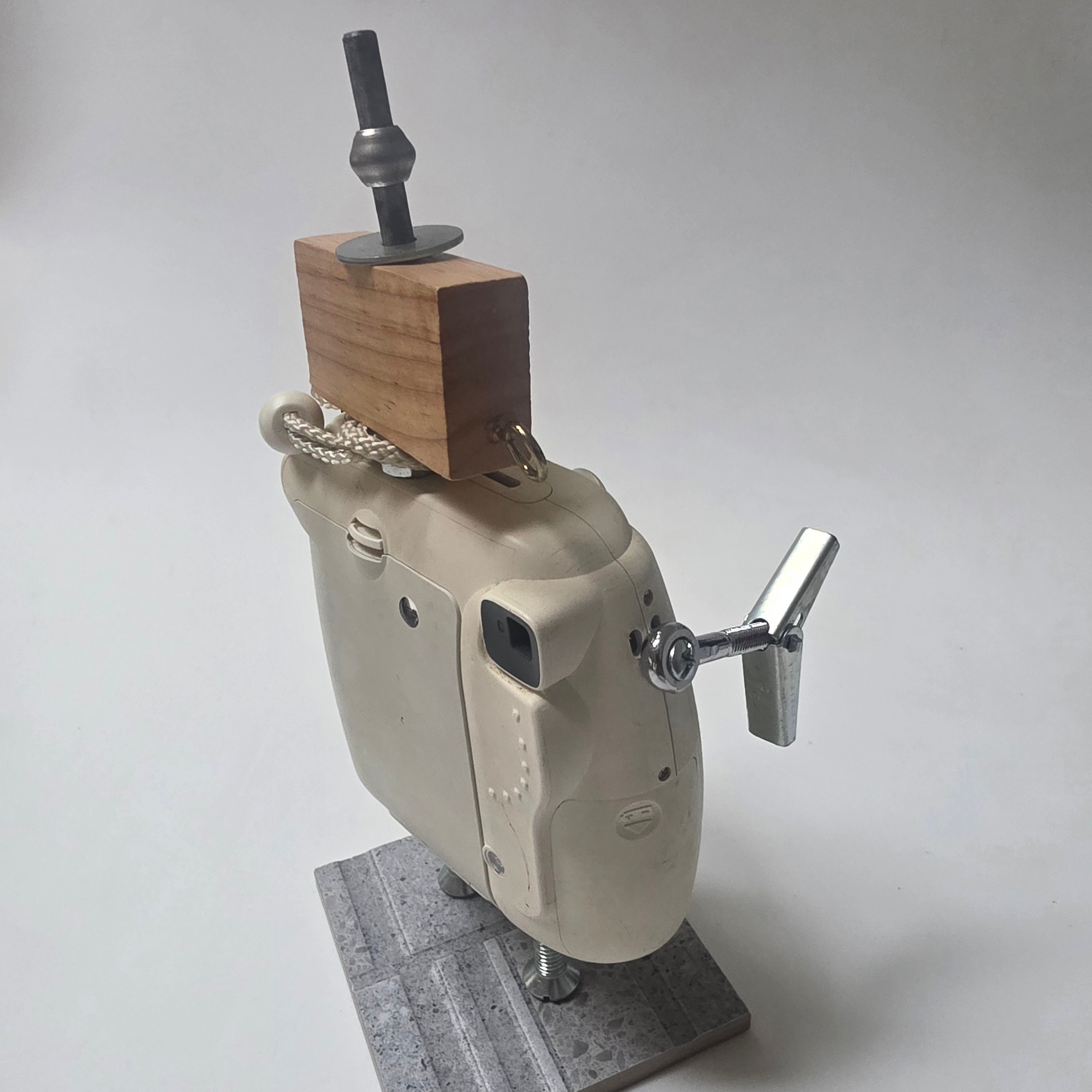 Remade, Reimagined: Instax 8 Upcycled Robot