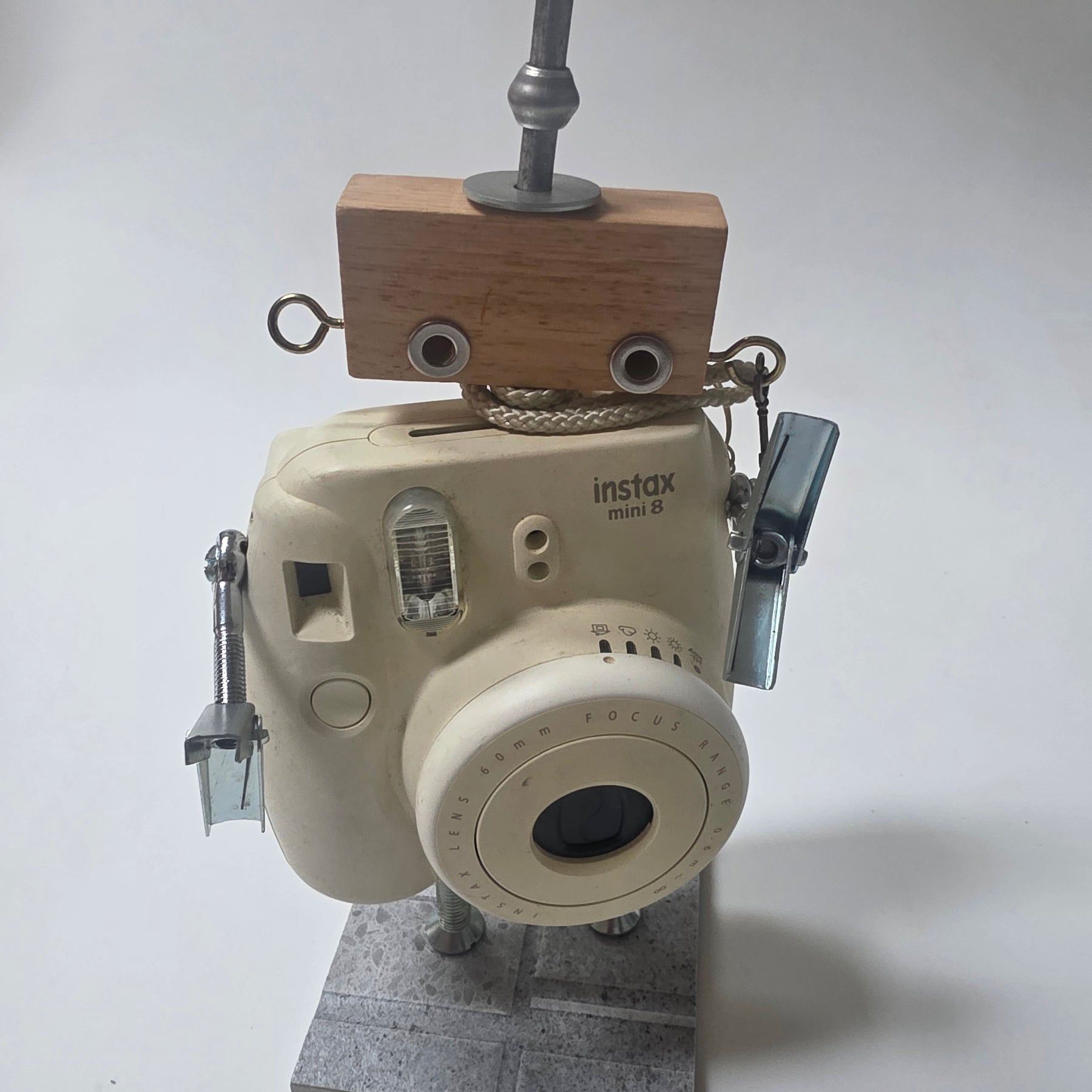 Remade, Reimagined: Instax 8 Upcycled Robot