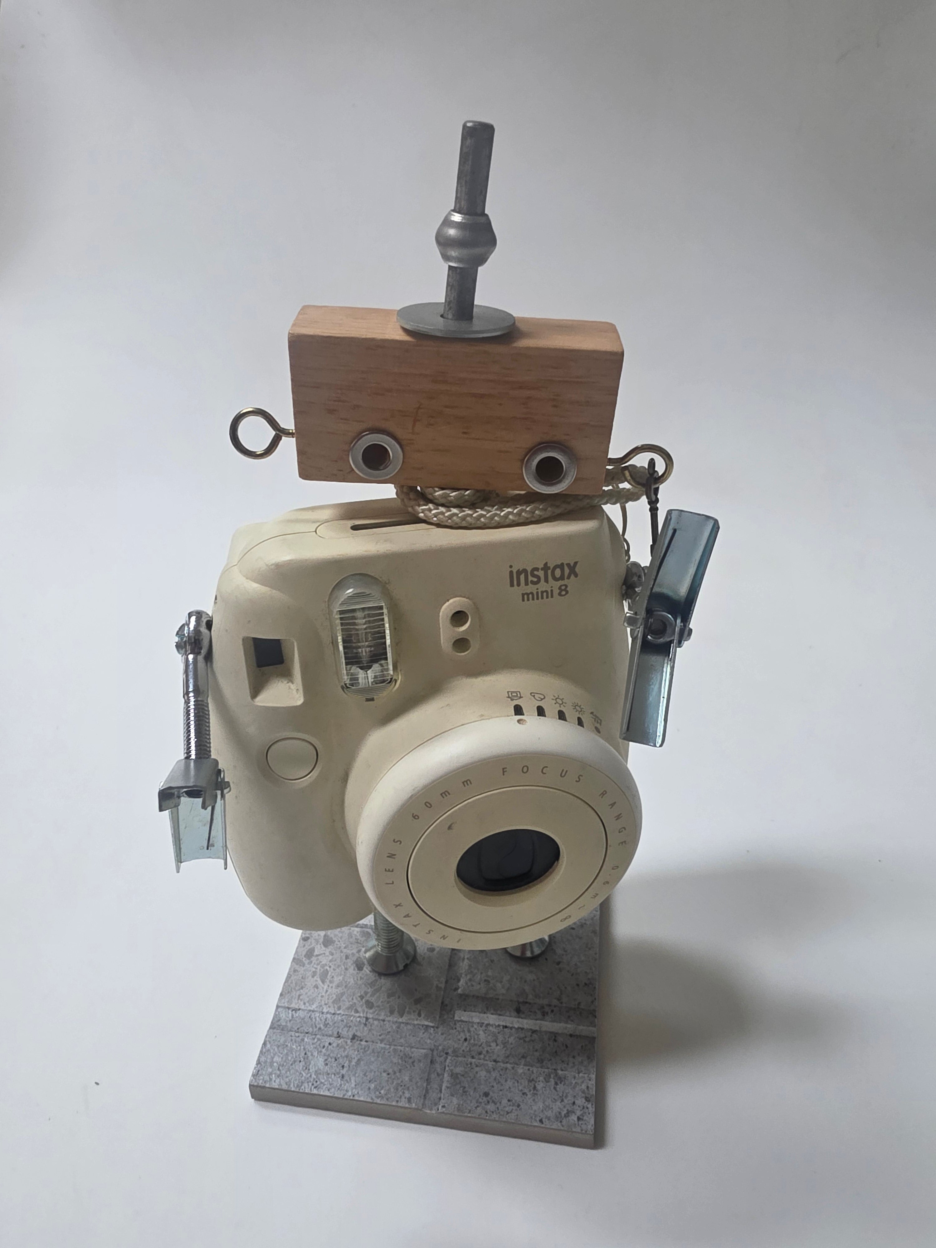 Remade, Reimagined: Instax 8 Upcycled Robot